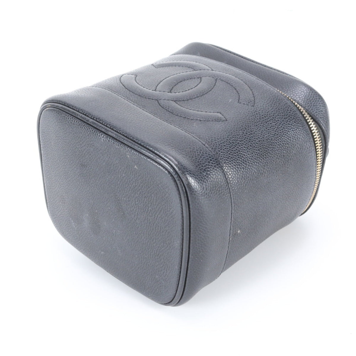 Chanel Black Leather Handbag Pouch (Pre-Owned)