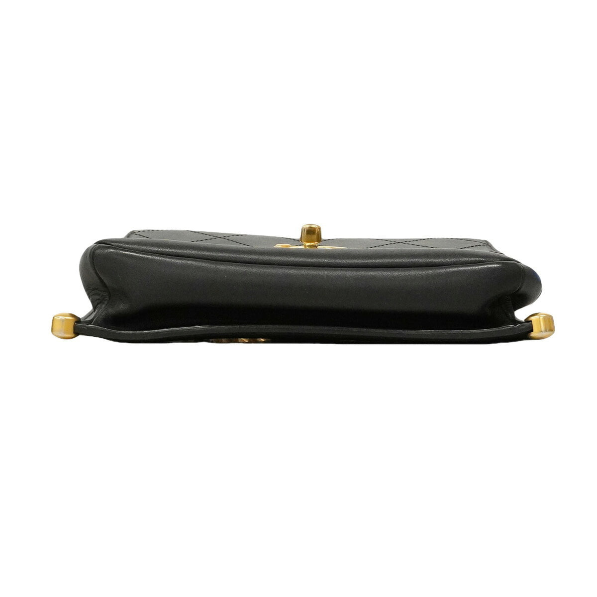 Chanel Black Leather Shoulder Bag (Pre-Owned)