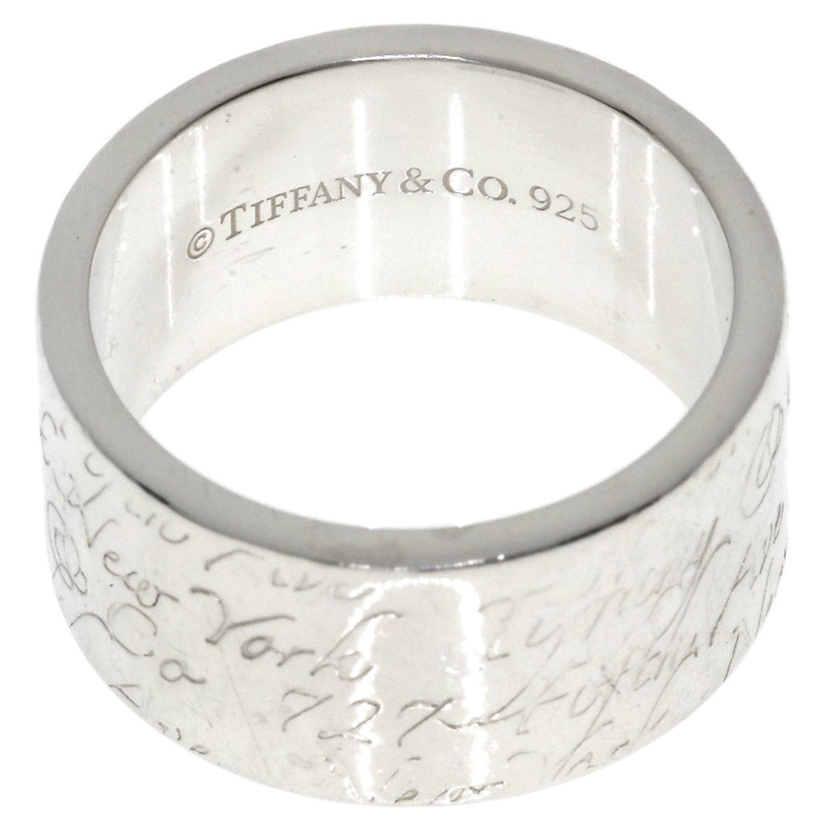 Tiffany Silver Silver Band Ring (Pre-Owned)