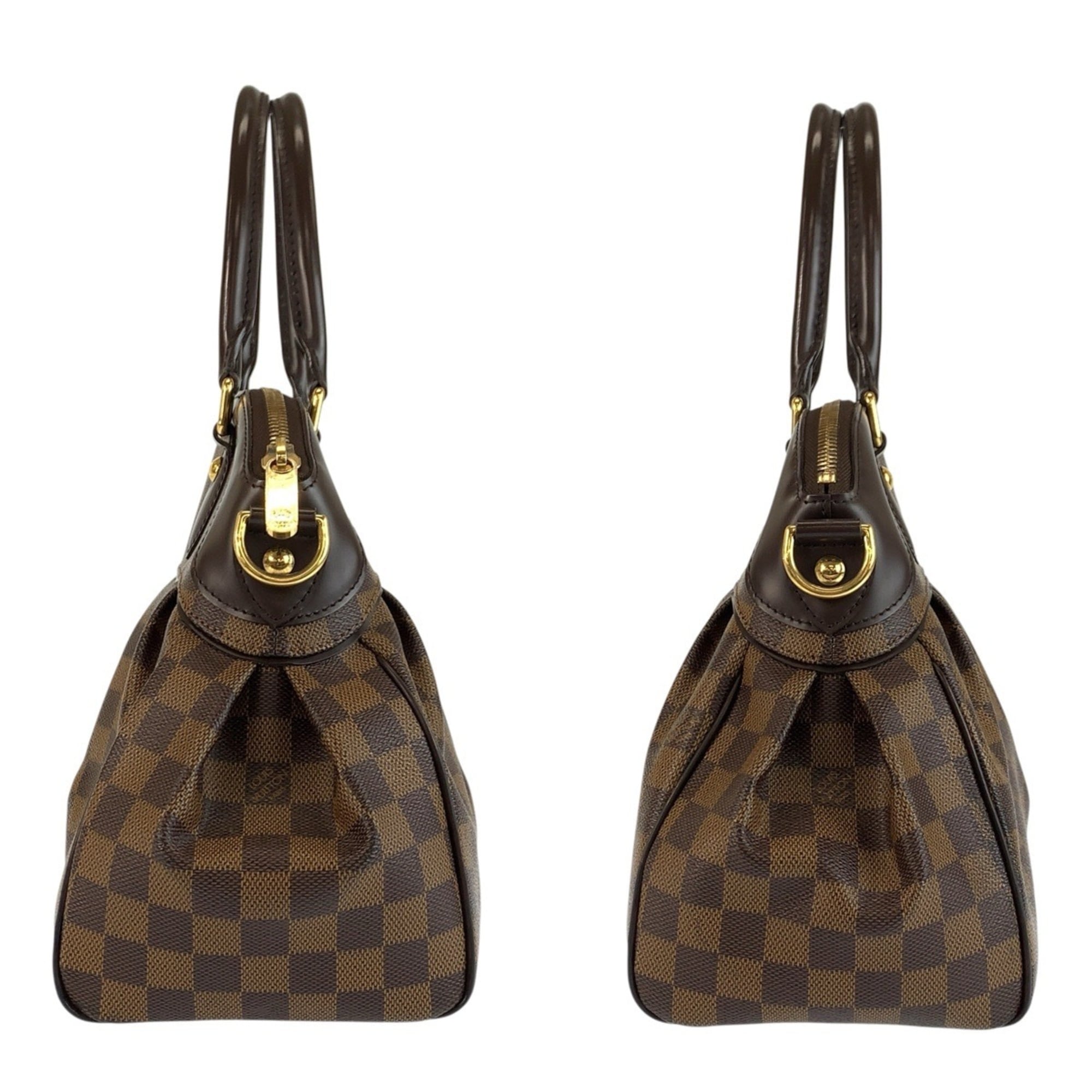 Louis Vuitton Brown Damier Canvas Pvc Handbag Shoulder Bag (Pre-Owned)