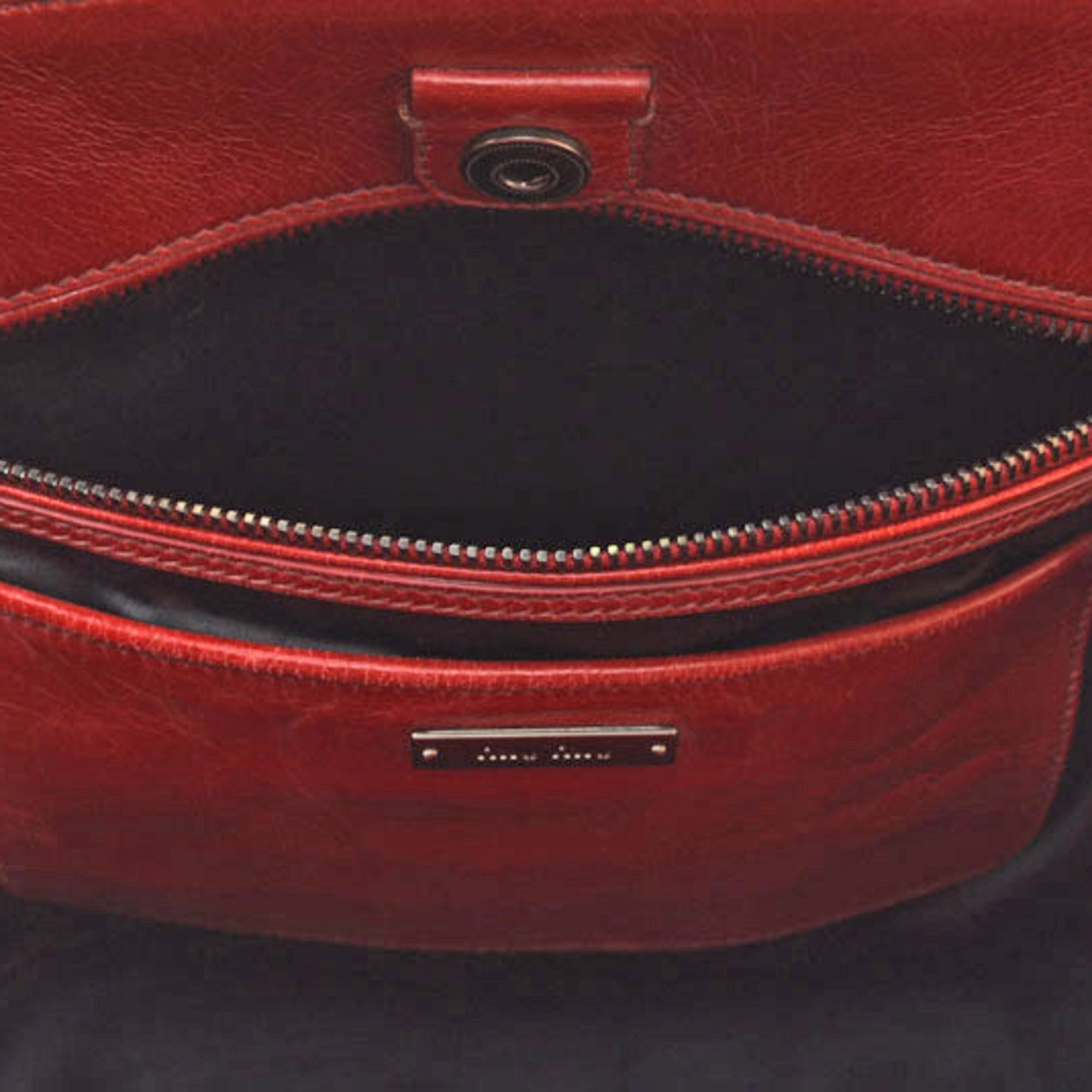 Miu Miu Leather Handbag Shoulder Bag Tote Bag (Pre-Owned)