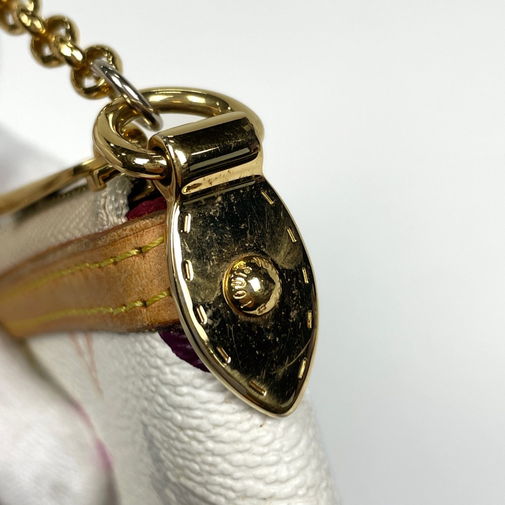 Louis Vuitton Monogram Multicolore Blanc White Monogram Multicolore Handbag Pochette (Pre-Owned)