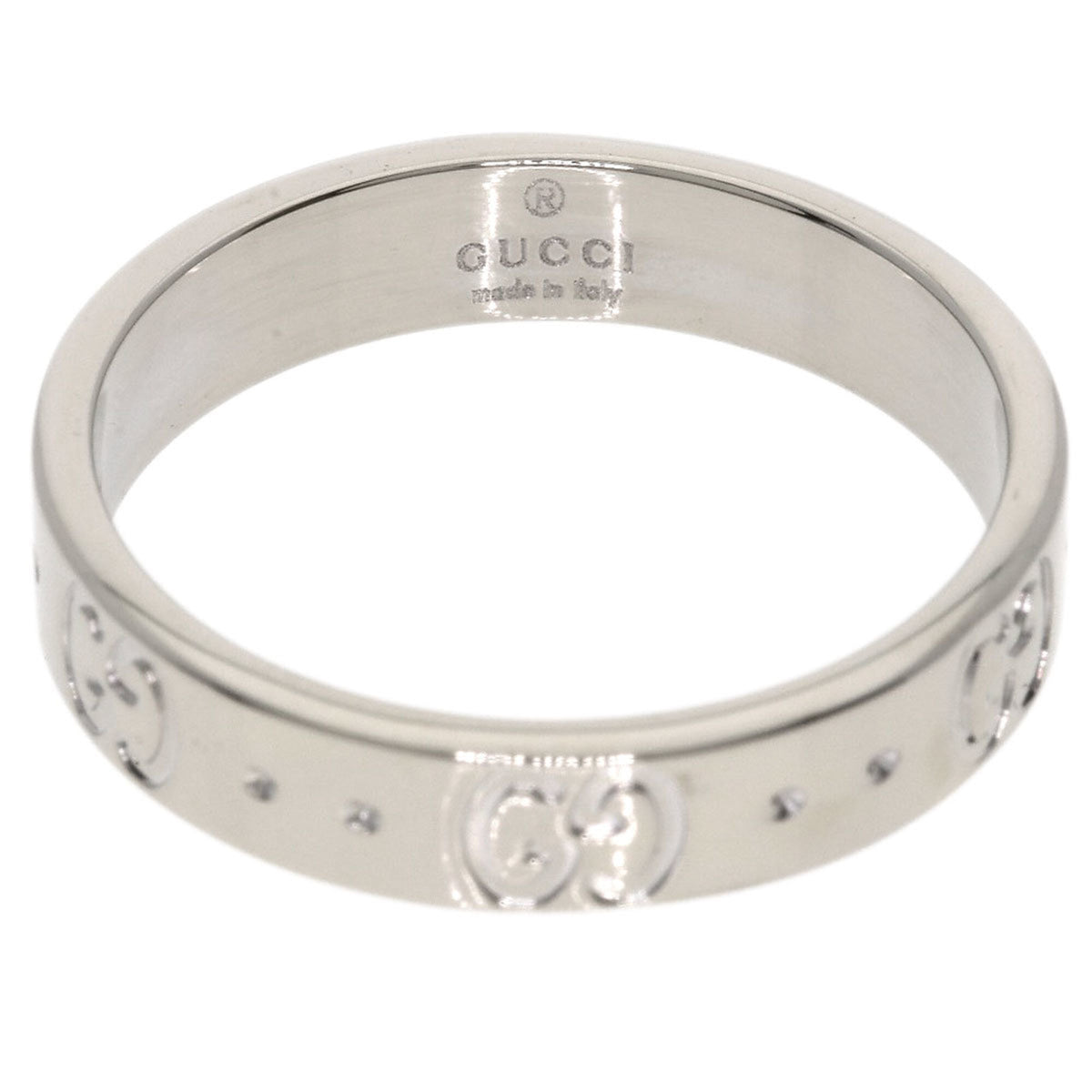 Gucci White Gold (18K) Band Ring (Pre-Owned)