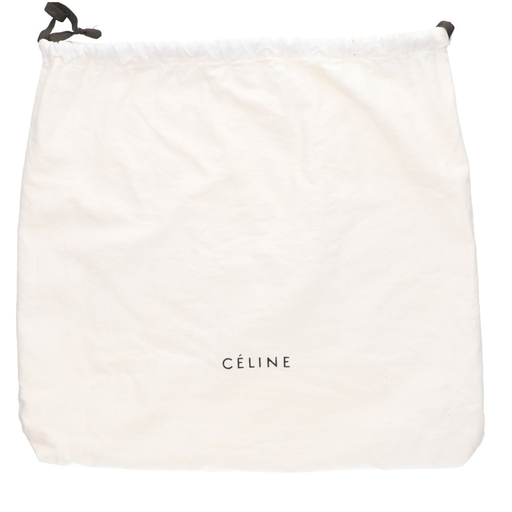 Celine Cream Leather Shoulder Bag (Pre-Owned)