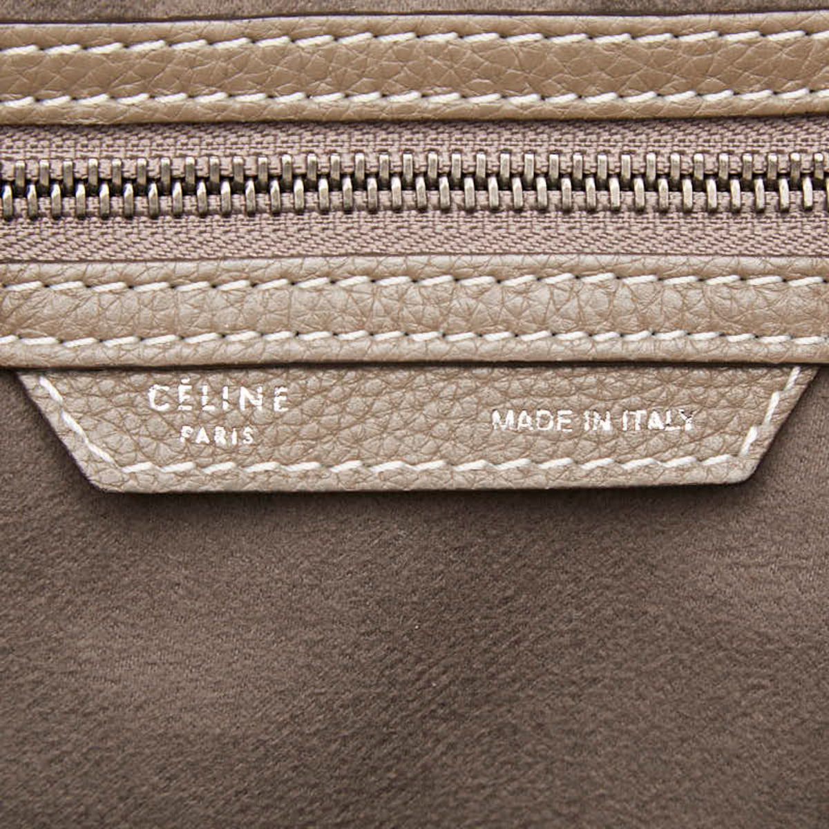 Celine Gray Leather Handbag (Pre-Owned)