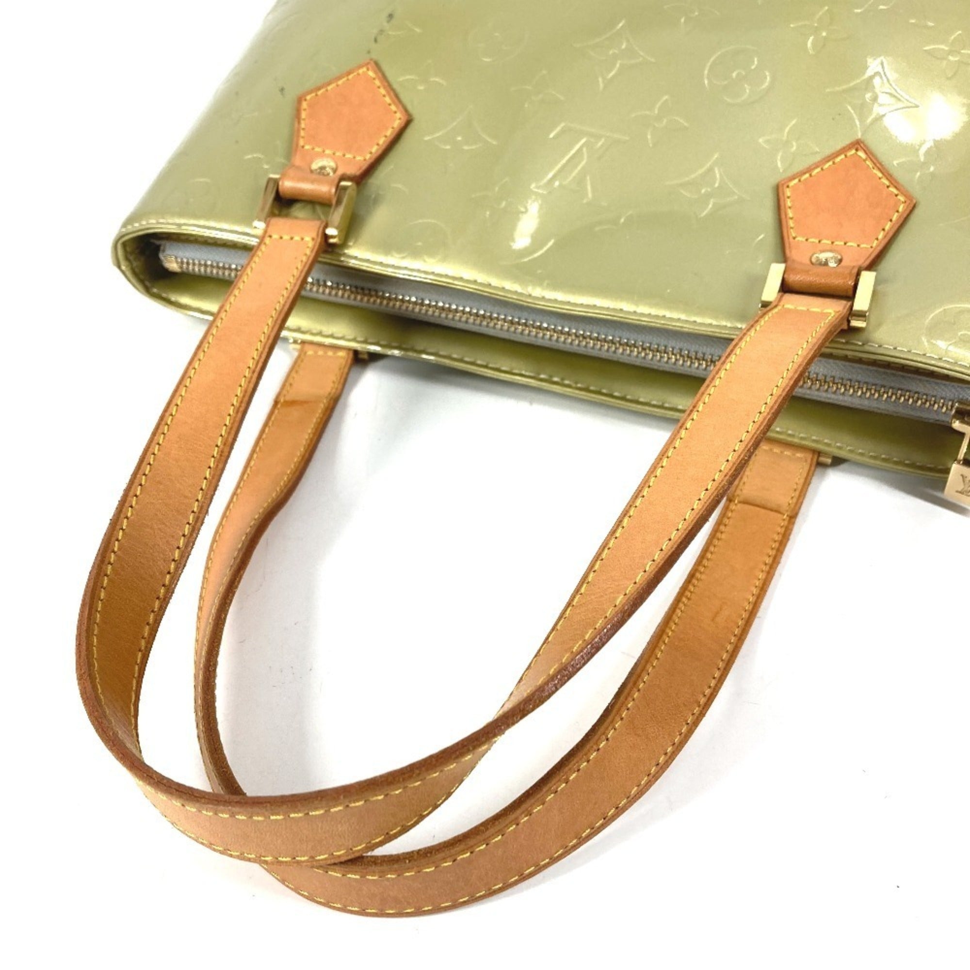 Louis Vuitton Monogram Vernis Gray Gris Monogram Vernis Shoulder Bag (Pre-Owned)