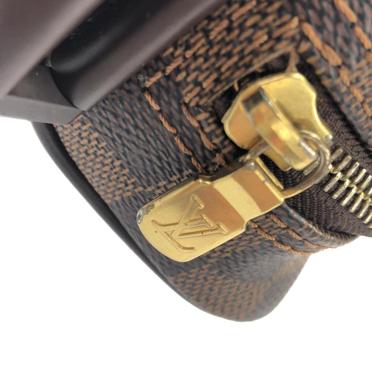 Louis Vuitton Brown Coated Canvas Shoulder Bag (Pre-Owned)