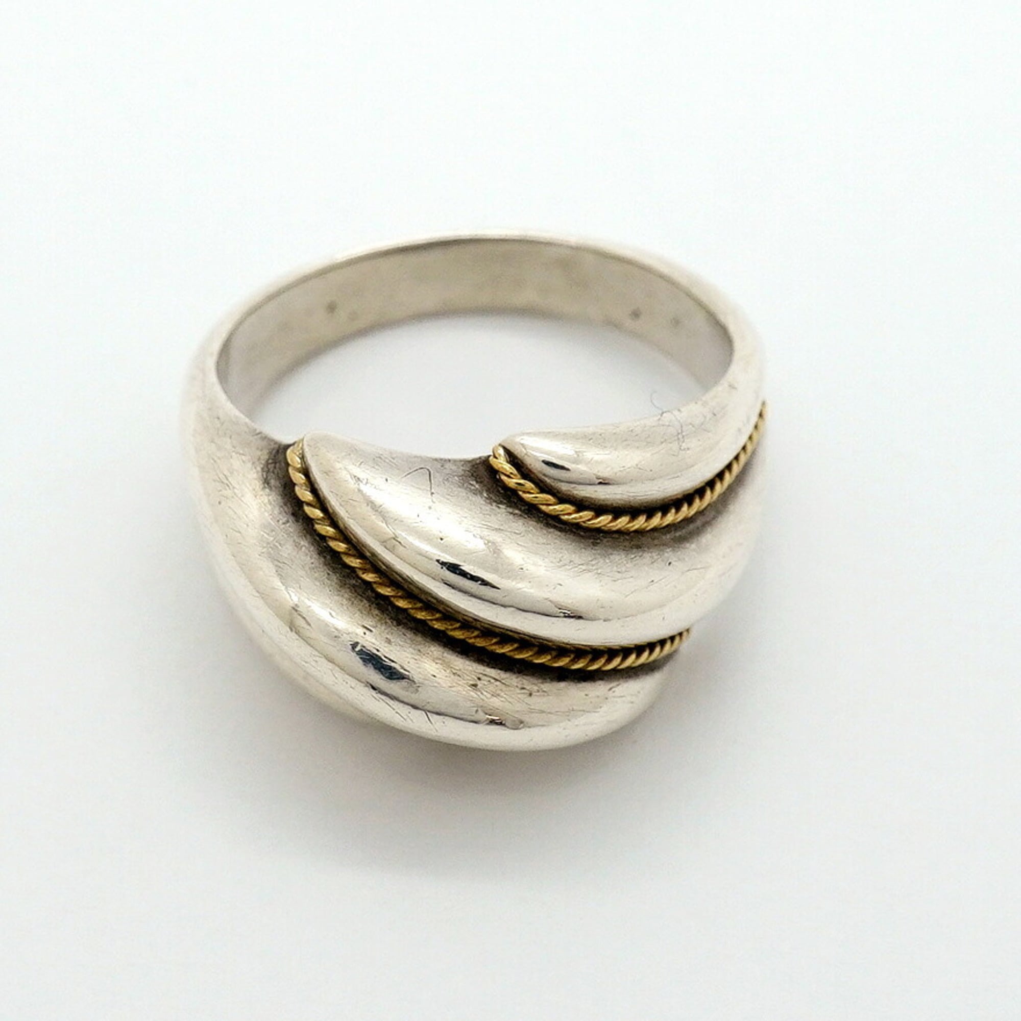 Tiffany Yellow Gold (18K) Silver 925 Band Ring (Pre-Owned)