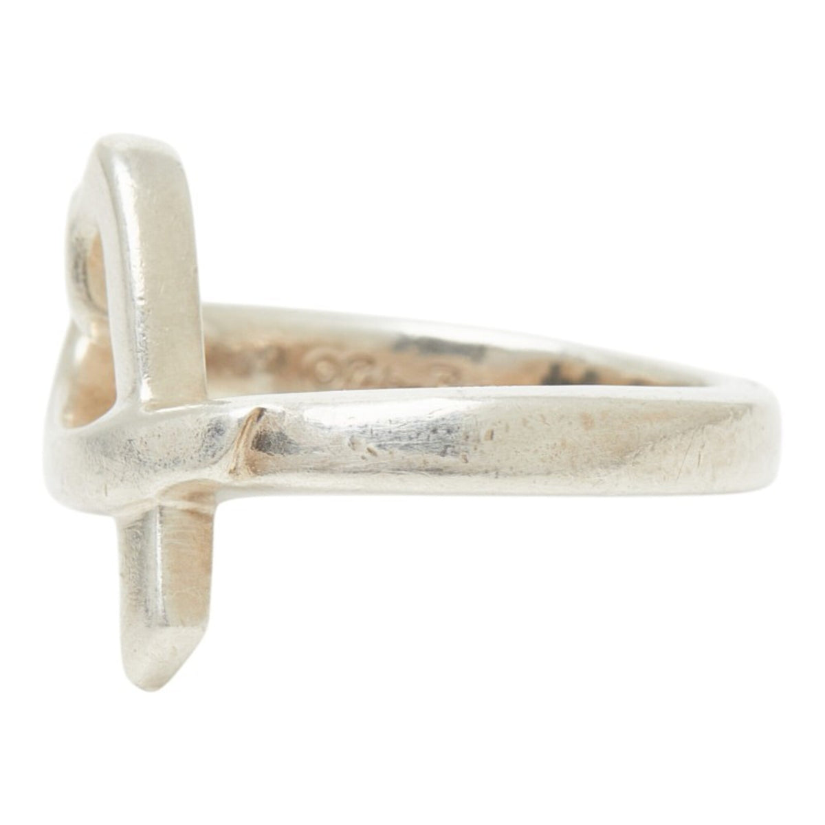 Tiffany Silver Silver 925 Band Ring (Pre-Owned)