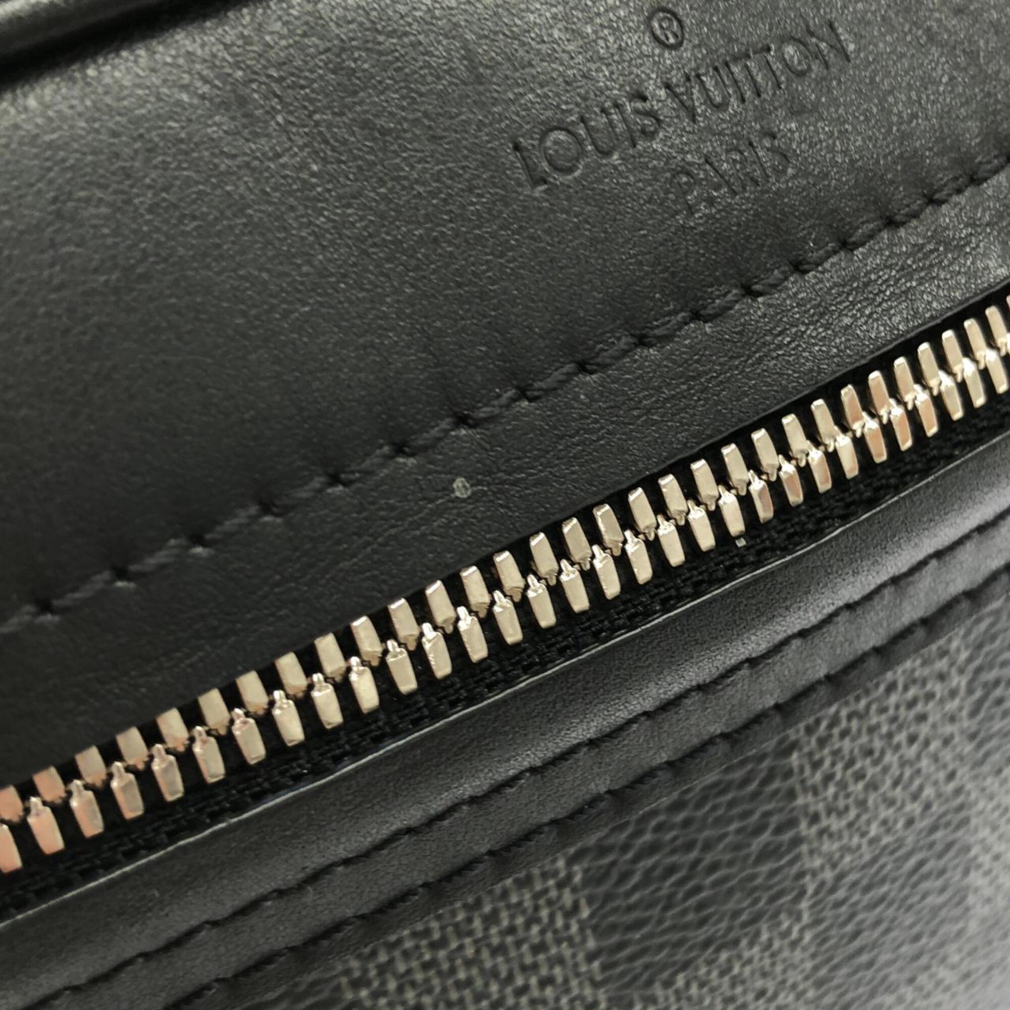 Louis Vuitton Graphite Coated Canvas Shoulder Bag (Pre-Owned)