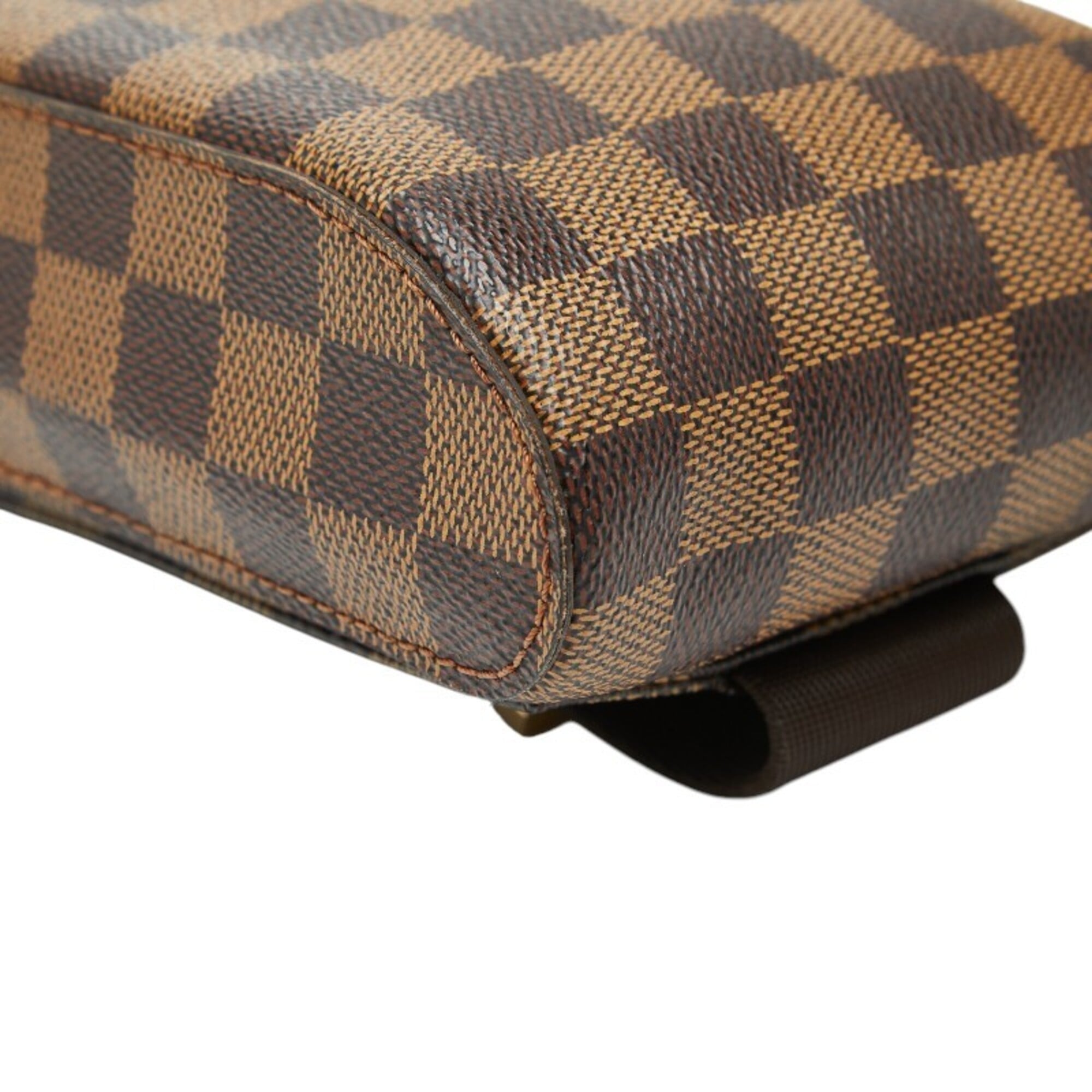 Louis Vuitton Damier Brown Pvc Leather Fanny Pack Shoulder Bag Sling Bag (Pre-Owned)