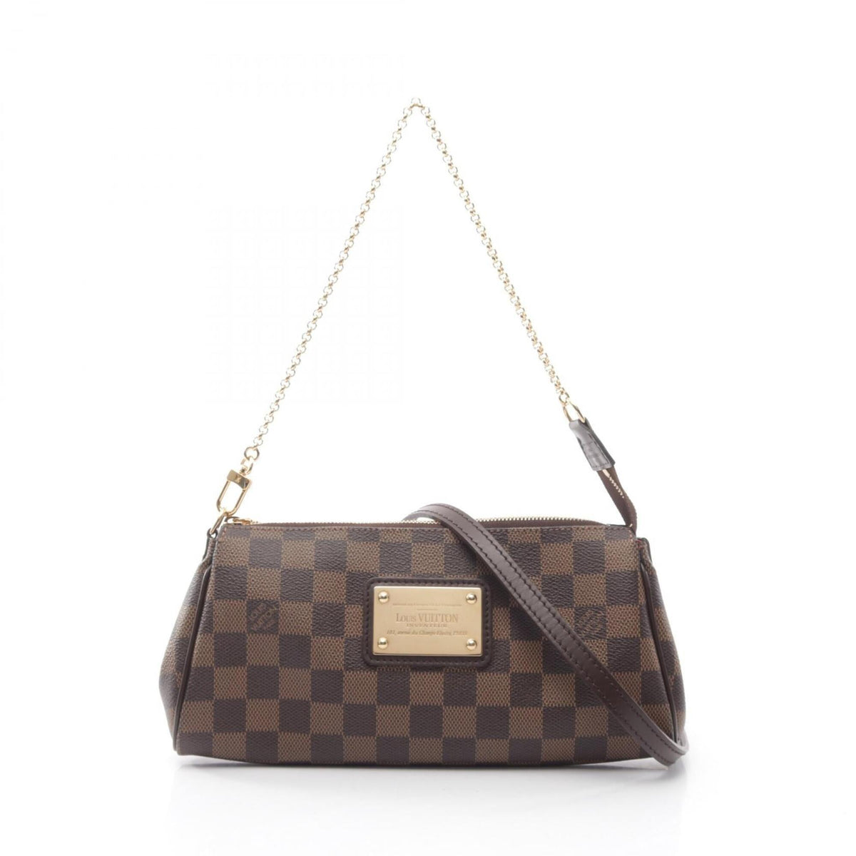 Louis Vuitton Brown Coated Canvas Leather Handbag (Pre-Owned)