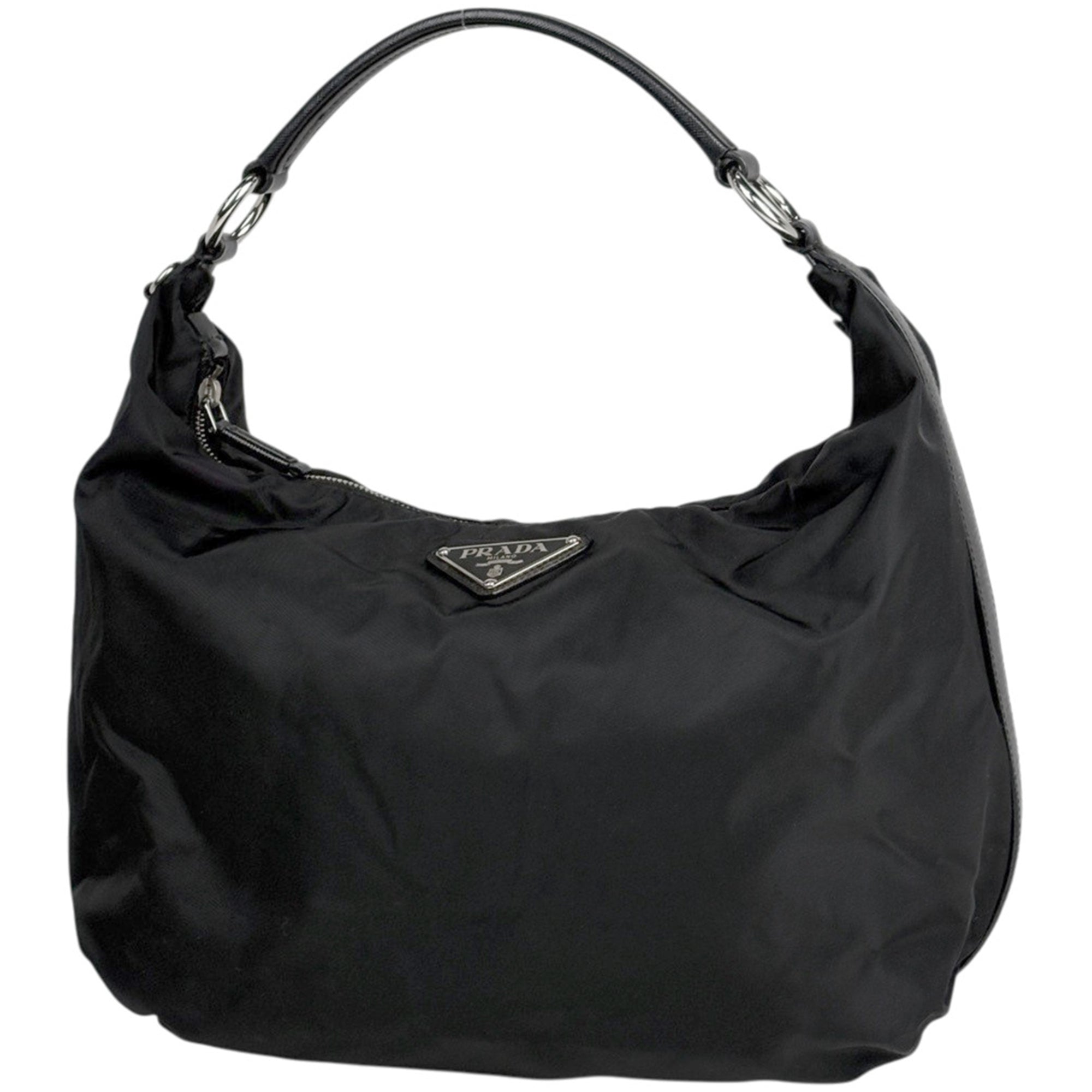 Prada Black Leather Shoulder Bag (Pre-Owned)