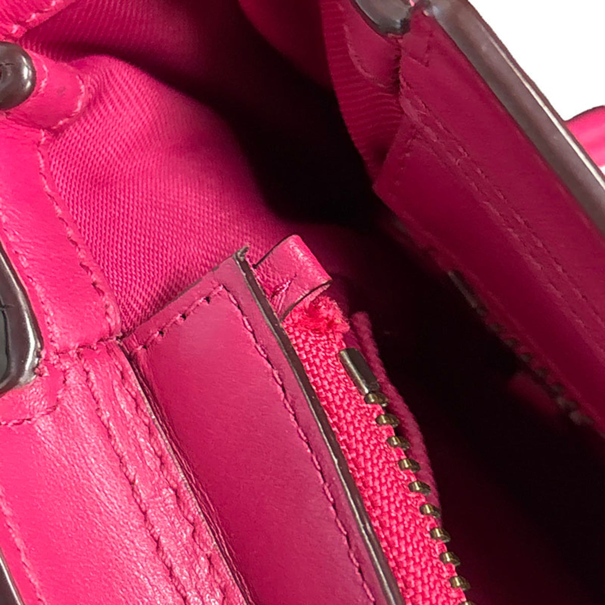 Coach Pink Leather Handbag Shoulder Bag (Pre-Owned)