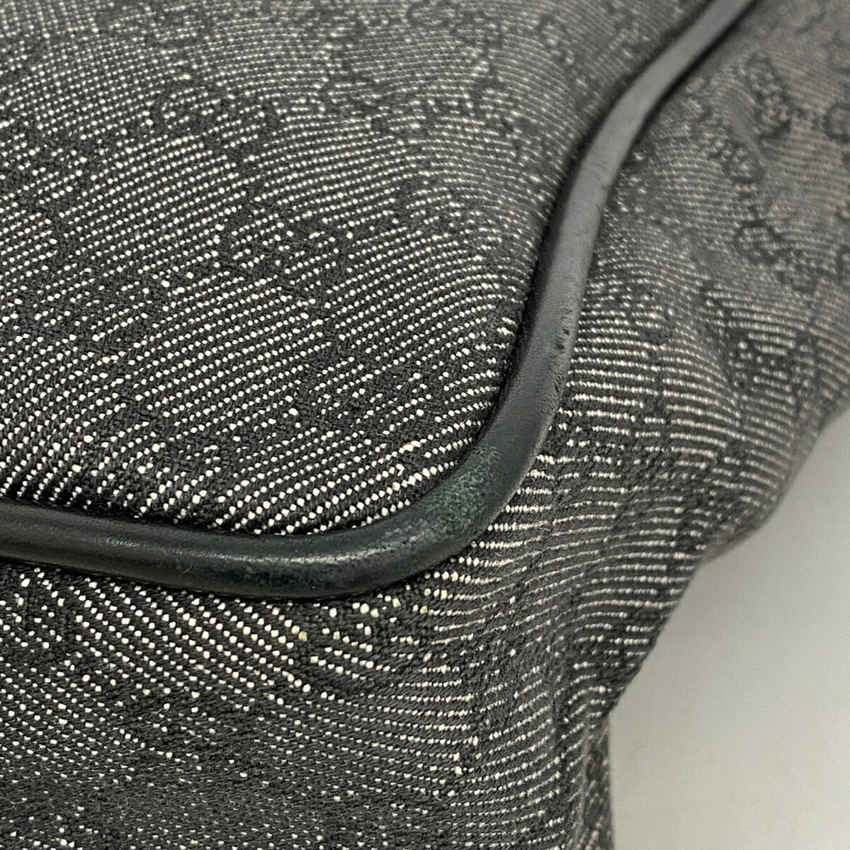 Gucci Black Denim Tote Bag (Pre-Owned)