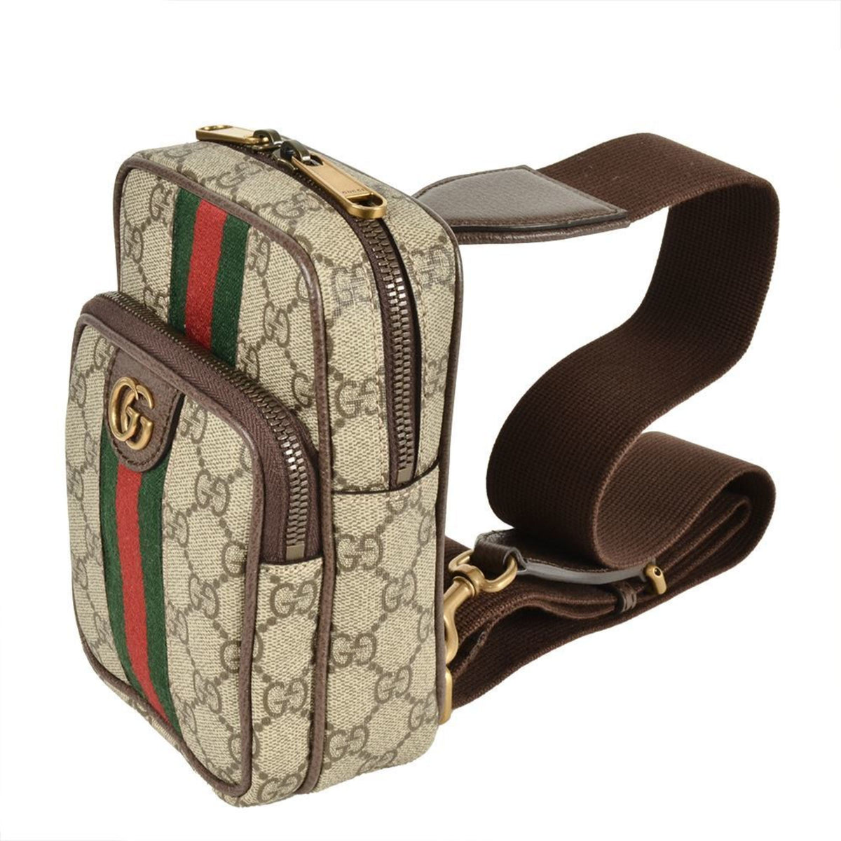 Gucci Beige Gg Supreme Shoulder Bag Sling Bag (Pre-Owned)
