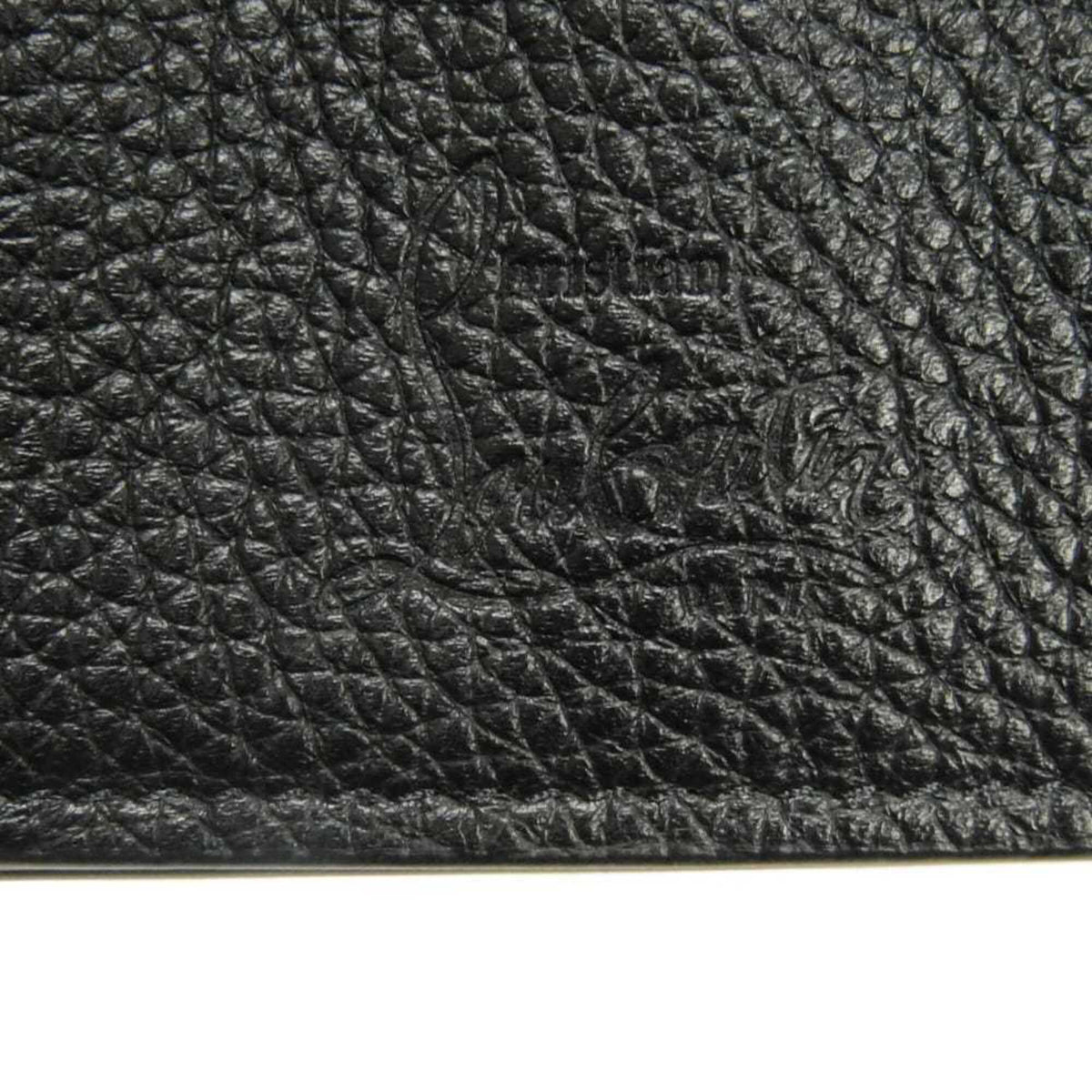 Christian Louboutin Black Leather Wallet (Bi-Fold) (Pre-Owned)