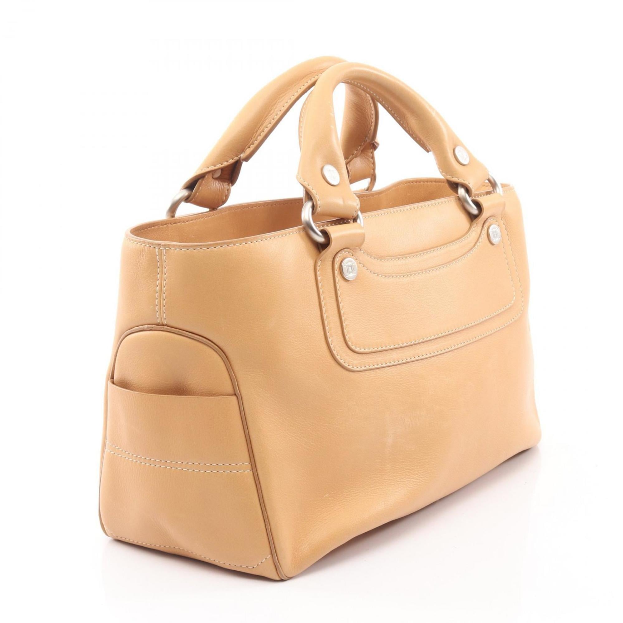Celine Beige Leather Handbag (Pre-Owned)