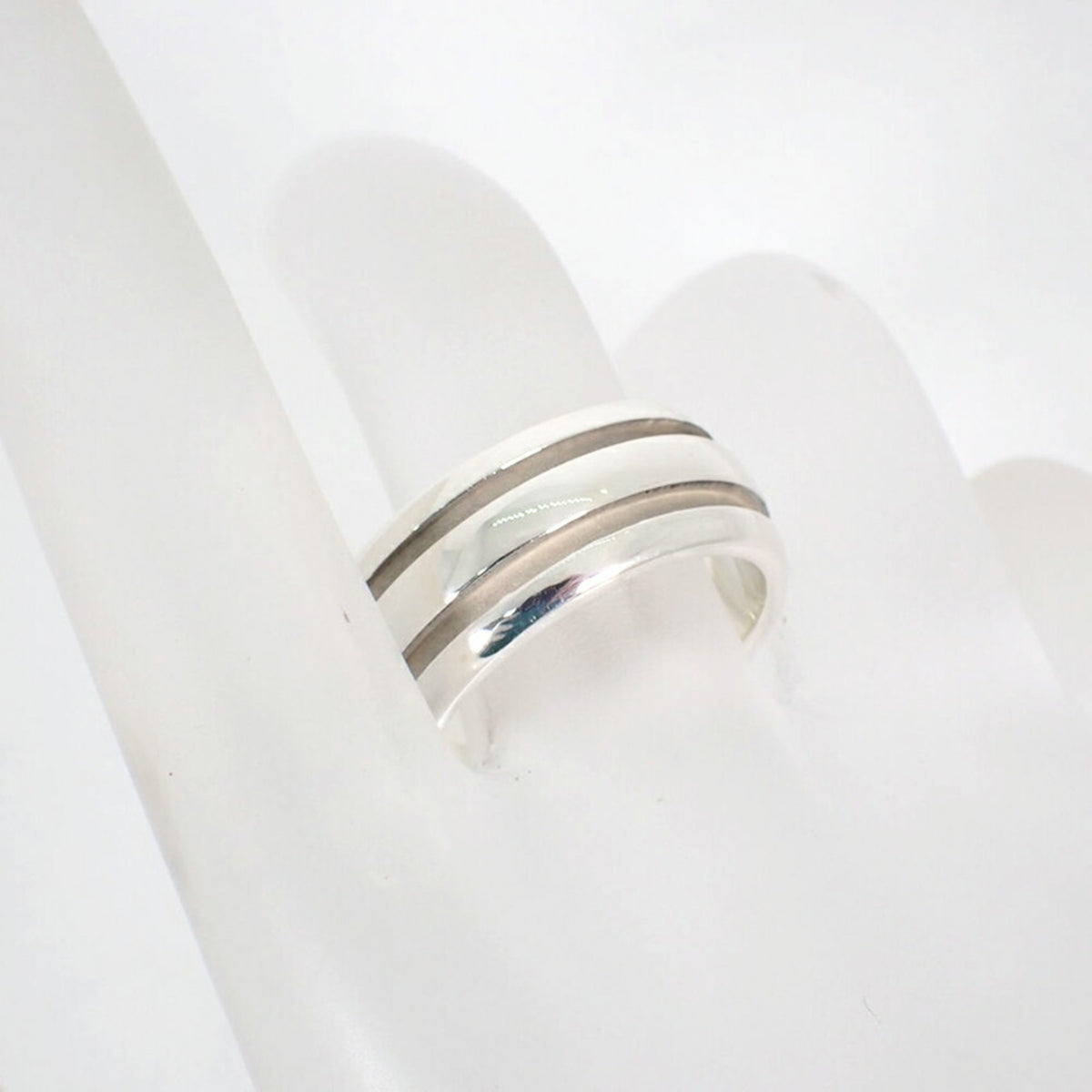 Tiffany Sterling Silver 925 Band Ring (Pre-Owned)