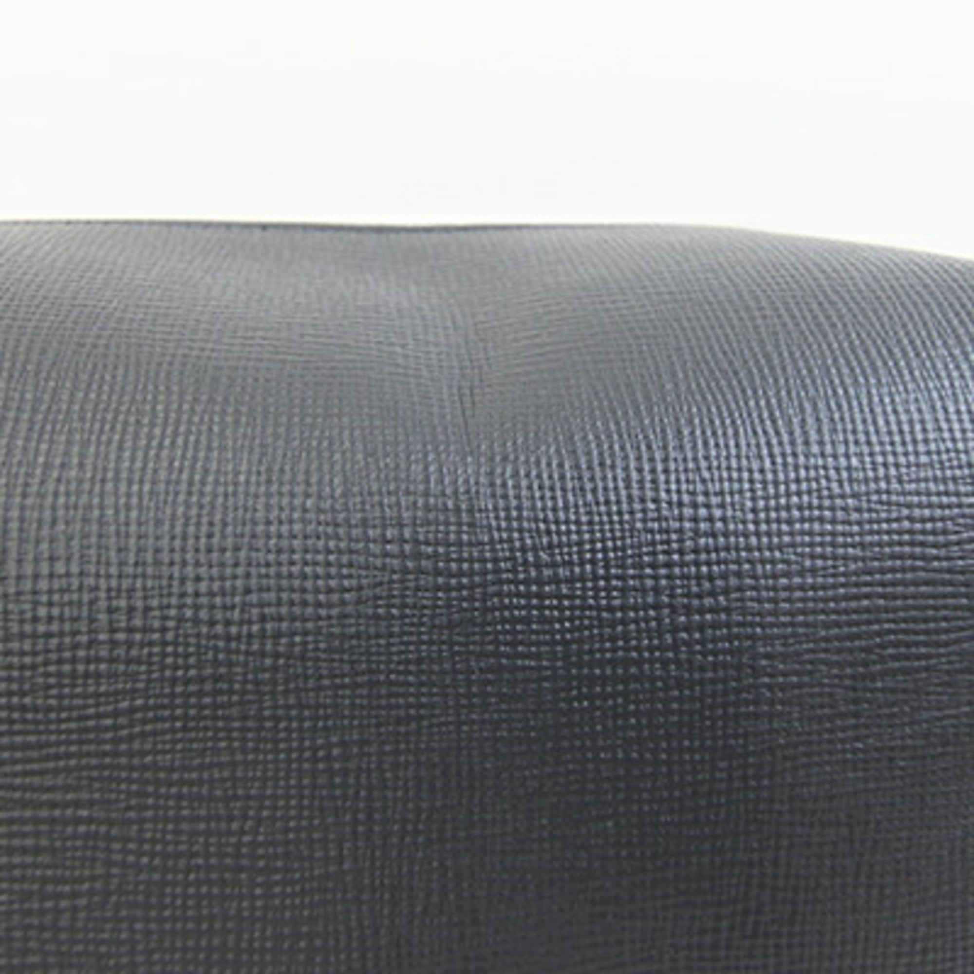 Cartier Black Leather Clutch Bag Handbag Pouch (Pre-Owned)
