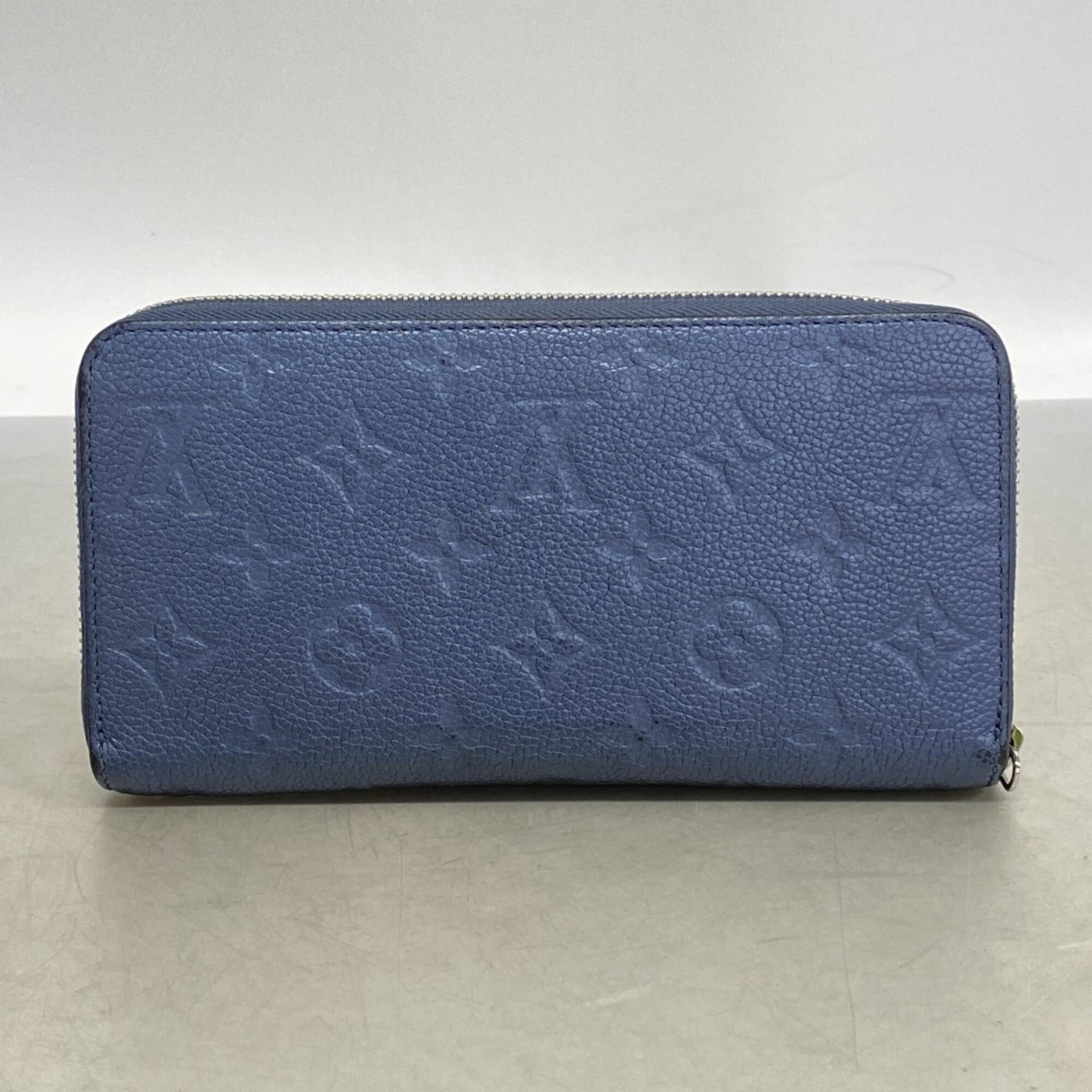 Louis Vuitton Metallic Blue Long Wallet (Bi-Fold) (Pre-Owned)