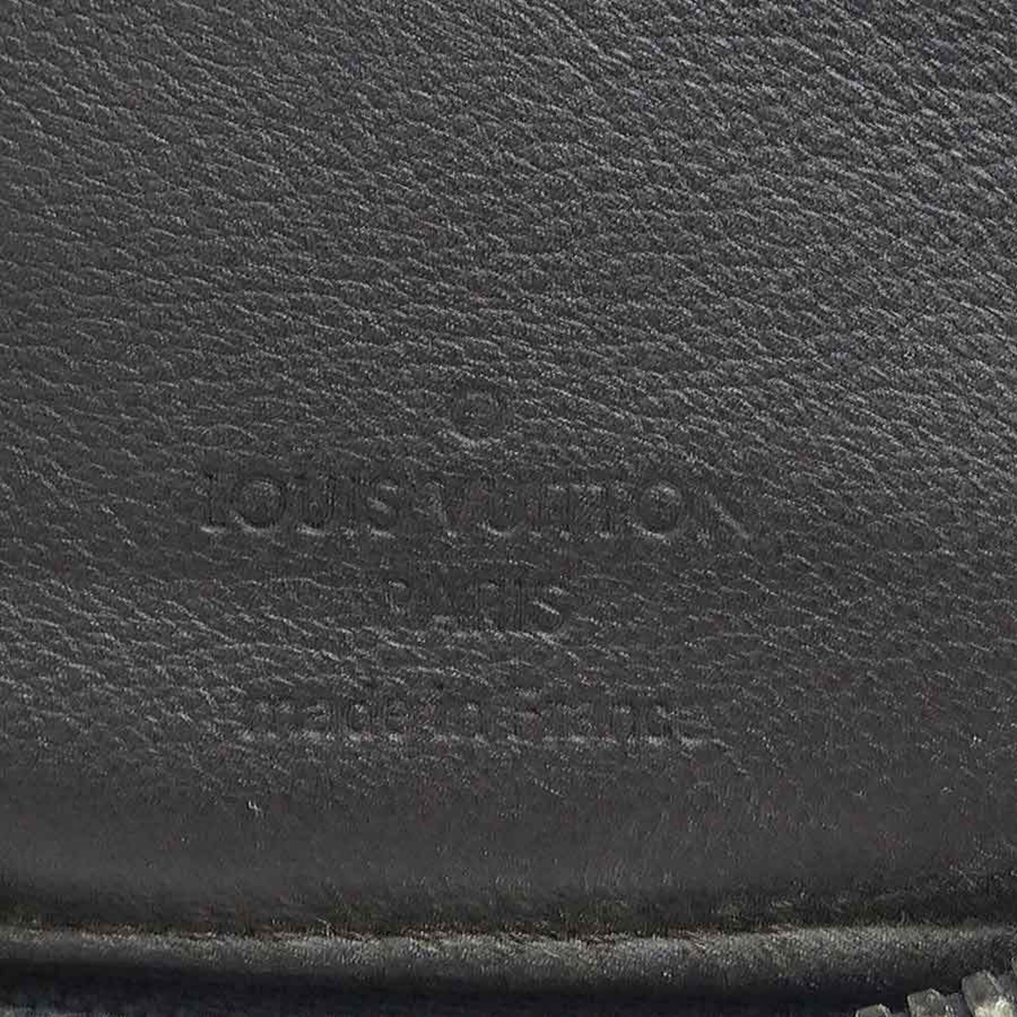 Louis Vuitton Noir Canvas Long Wallet (Bi-Fold) (Pre-Owned)