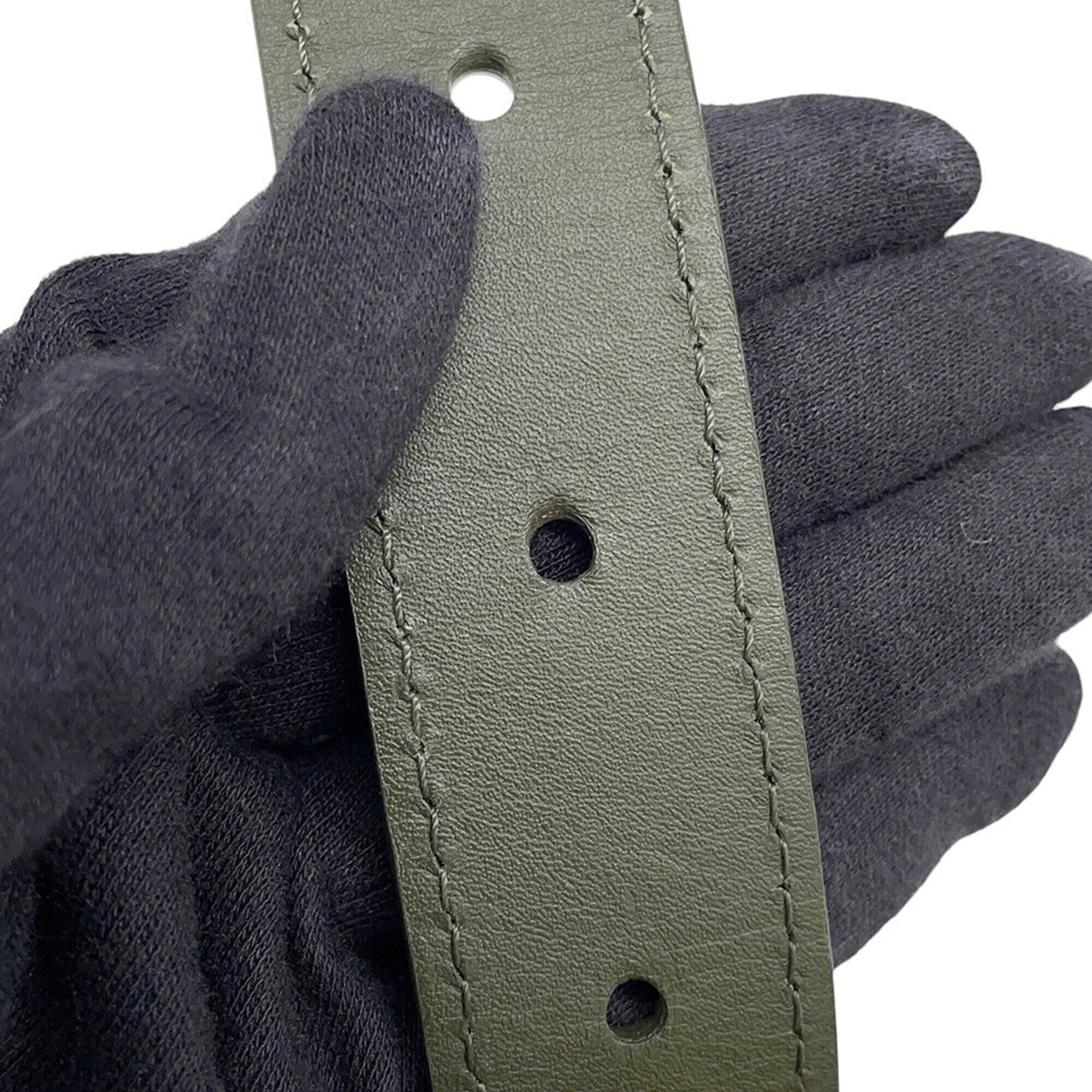 Louis Vuitton Green Khaki Monogram Monogram Clutch Bag Handbag Pouch (Pre-Owned)