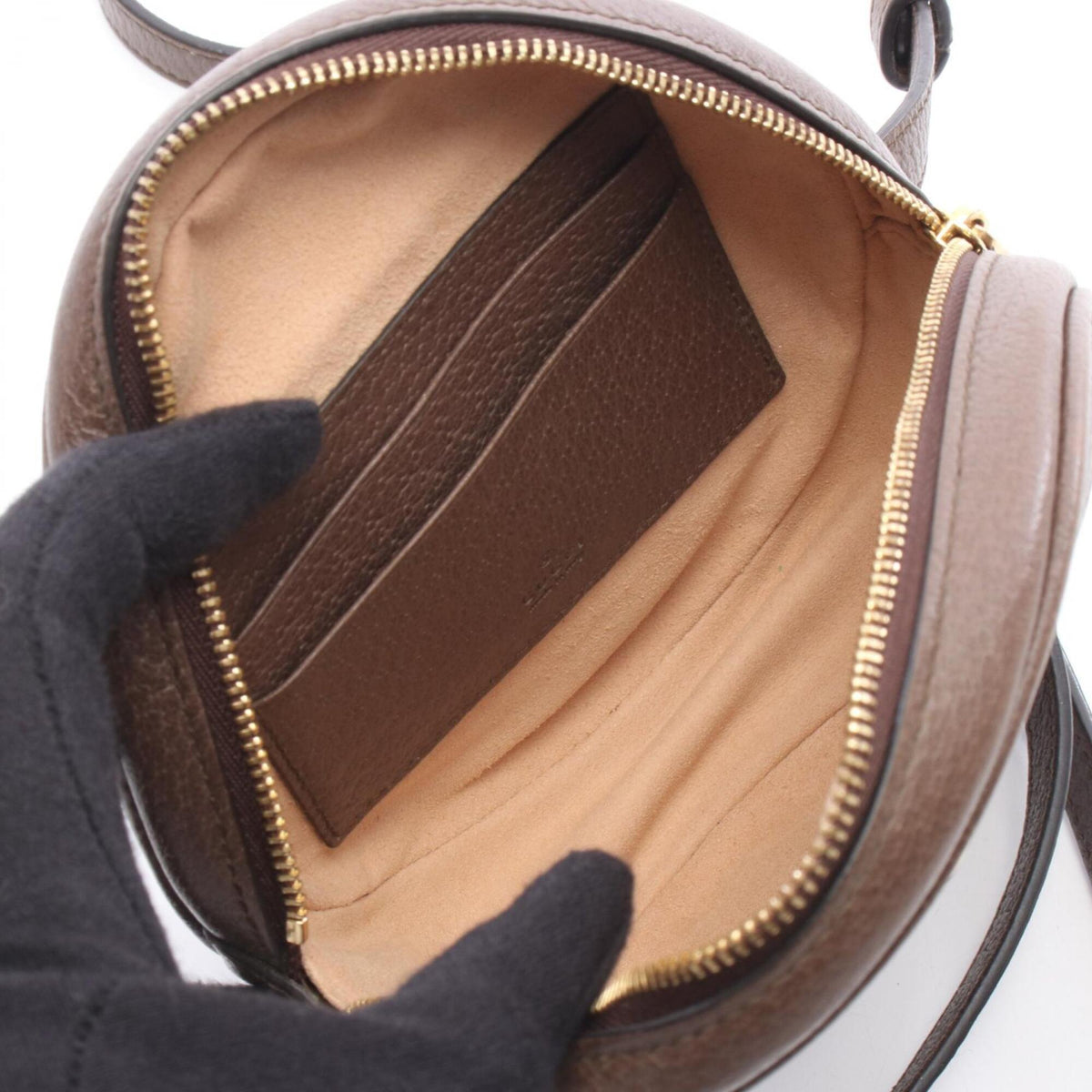 Gucci Beige Brown Multi-Color Pvc Coated Canvas Leather Backpack (Pre-Owned)