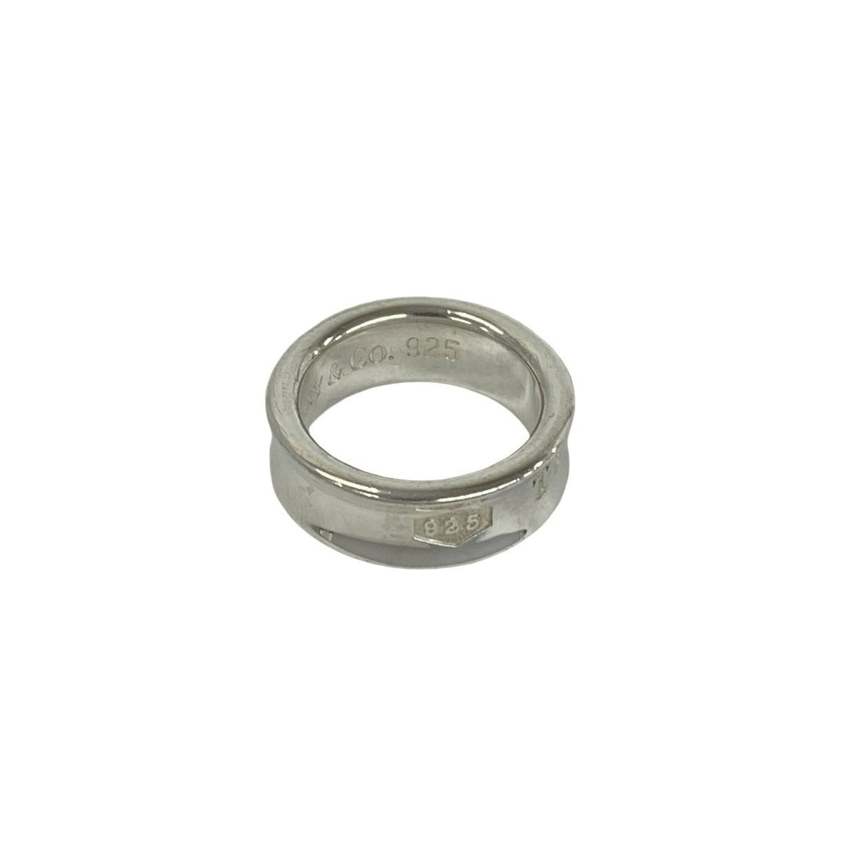 Tiffany Silver Silver 925 Band Ring (Pre-Owned)