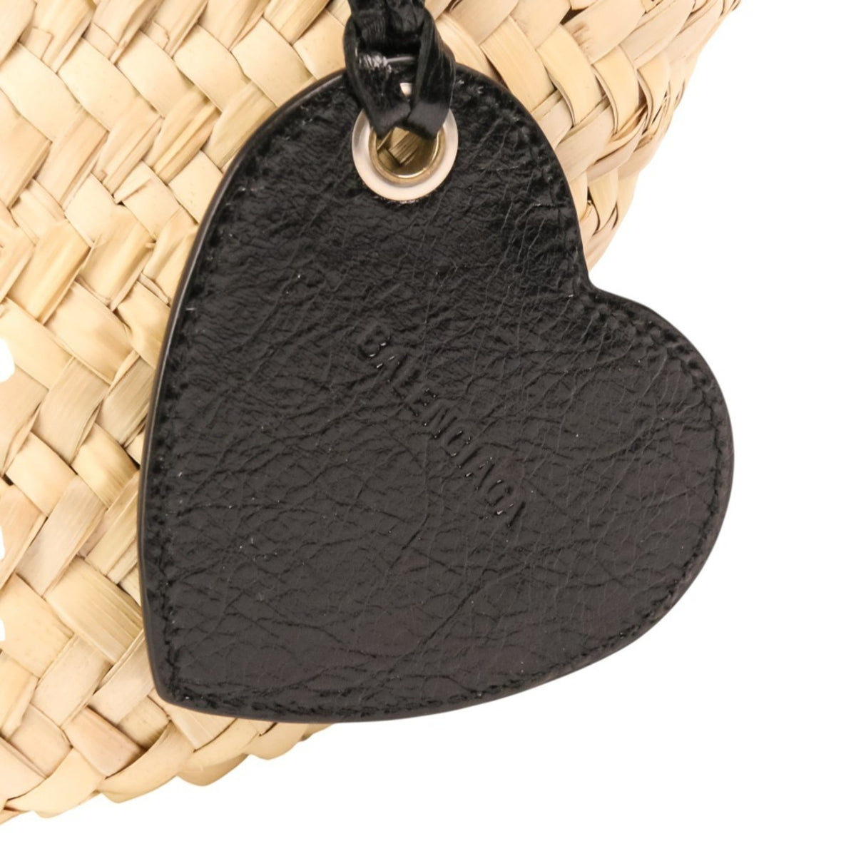 Balenciaga Beige Raffia Leather Basket Shoulder Bag (Pre-Owned)
