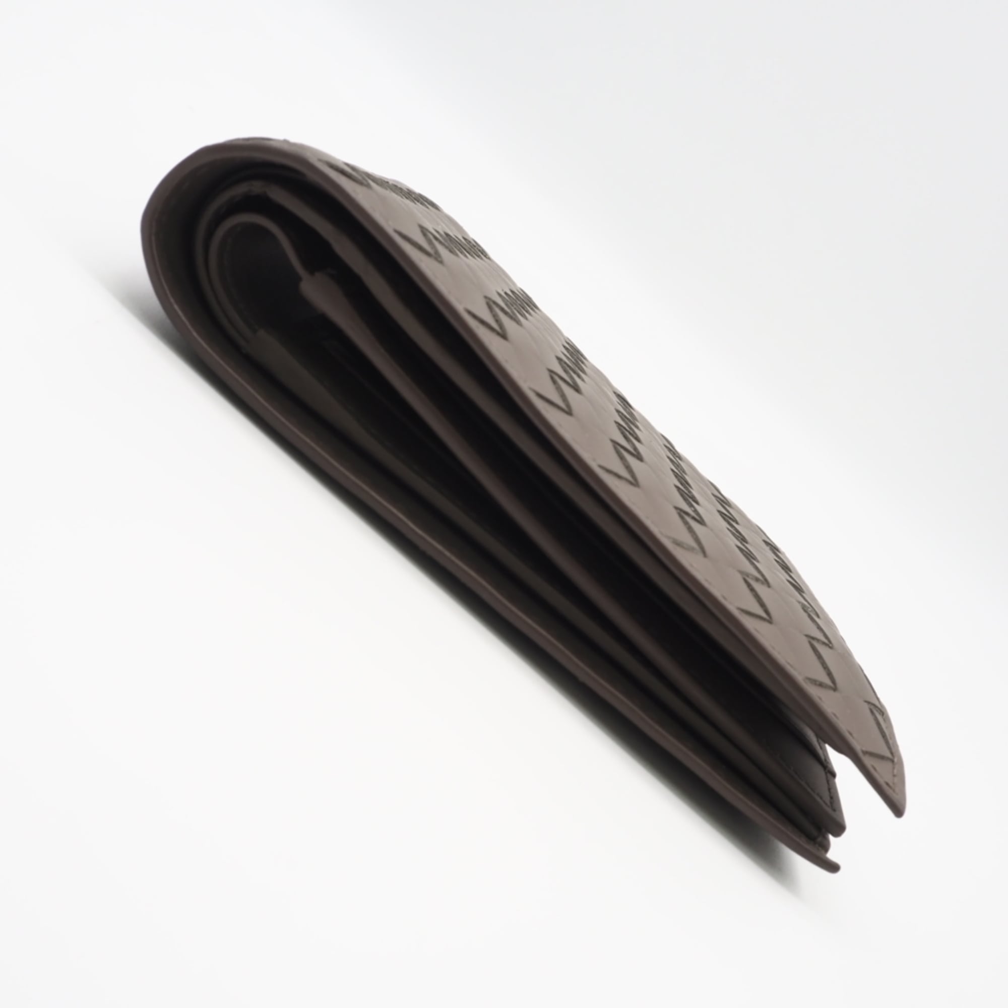 Bottega Veneta Intrecciato Brown Leather Wallet (Bi-Fold) (Pre-Owned)