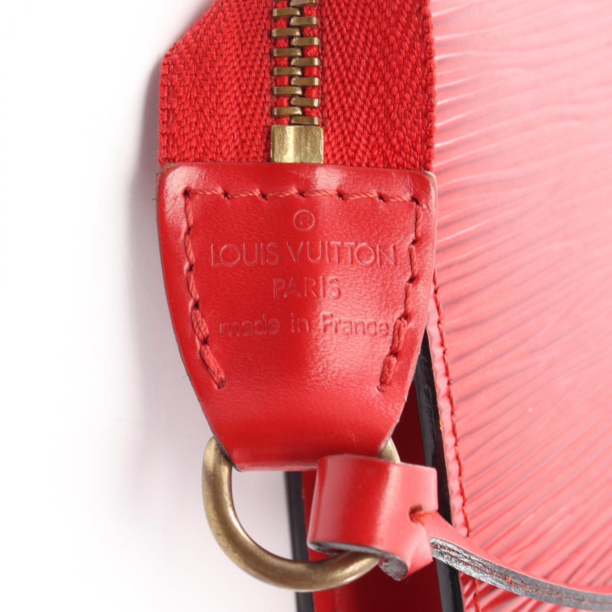 Louis Vuitton Epi Castilian Red Red Color Leather Handbag (Pre-Owned)