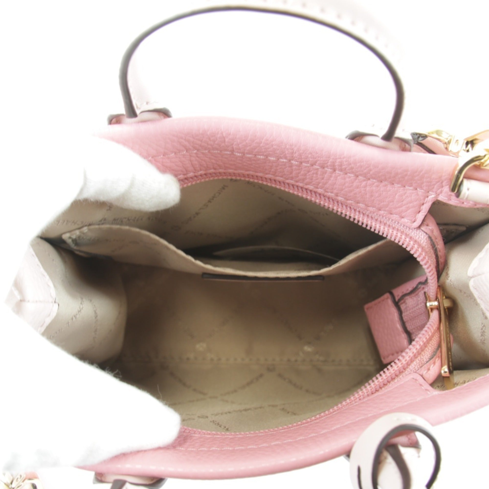 Michael Kors Pink Leather Shoulder Bag (Pre-Owned)