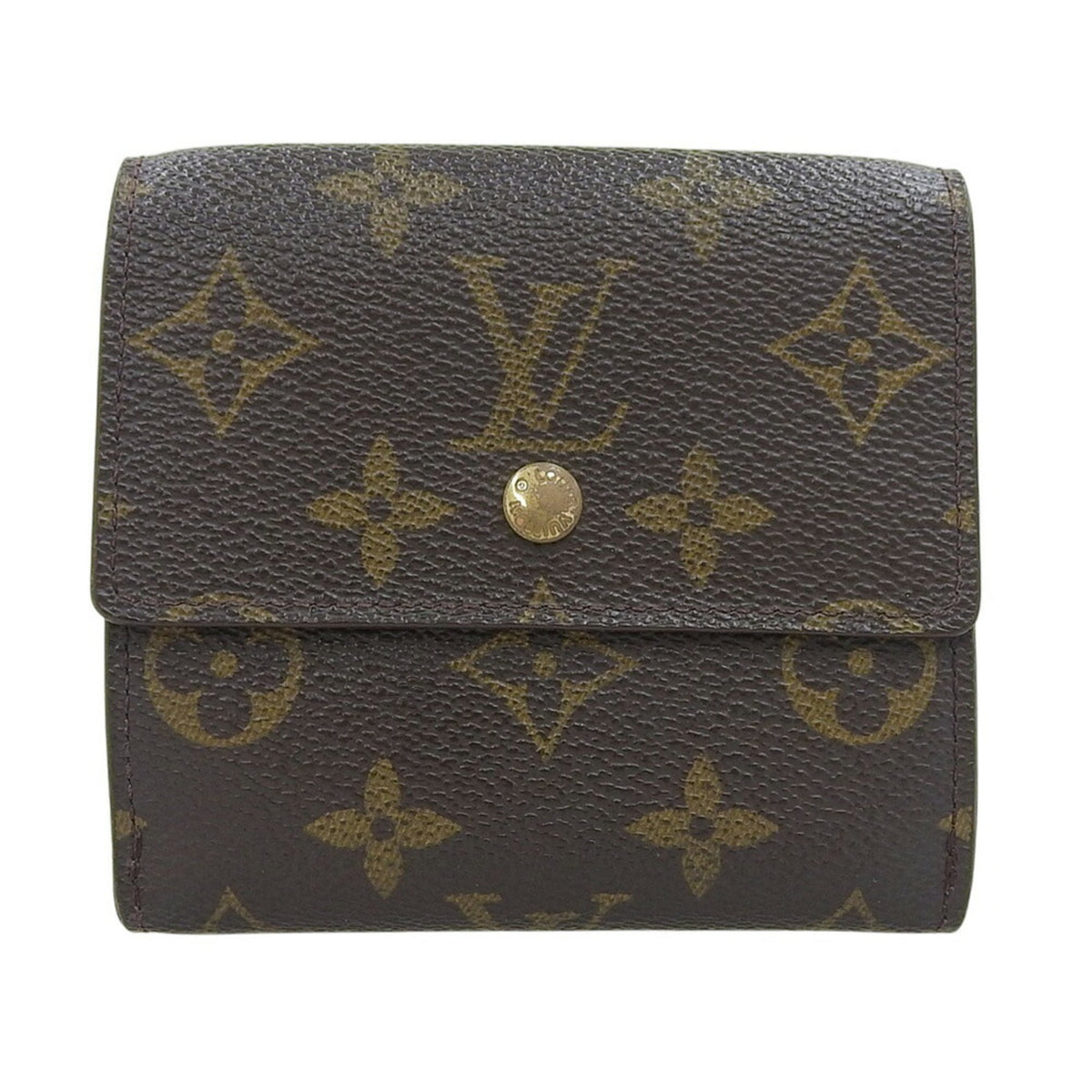 Louis Vuitton Brown Monogram Pvc Wallet (Tri-Fold) (Pre-Owned)