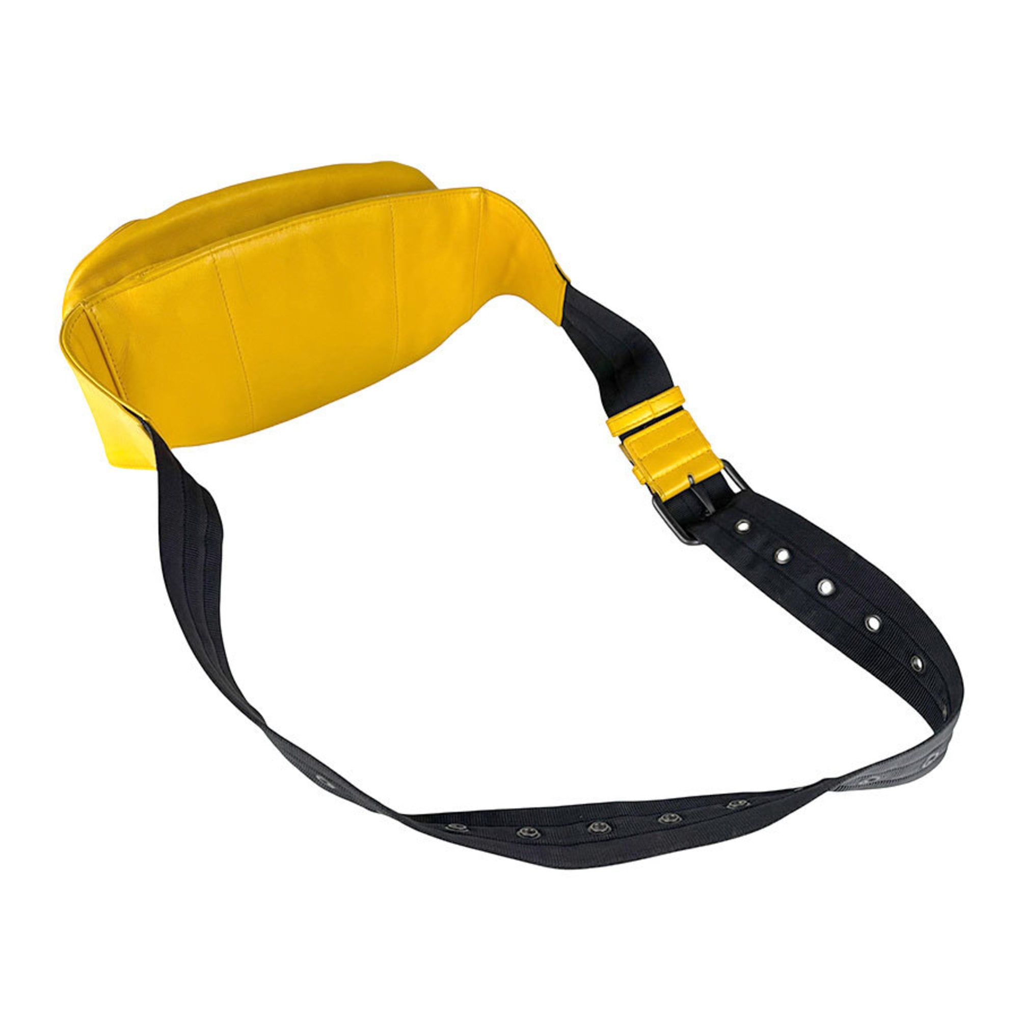Bottega Veneta Yellow Leather Fanny Pack (Pre-Owned)