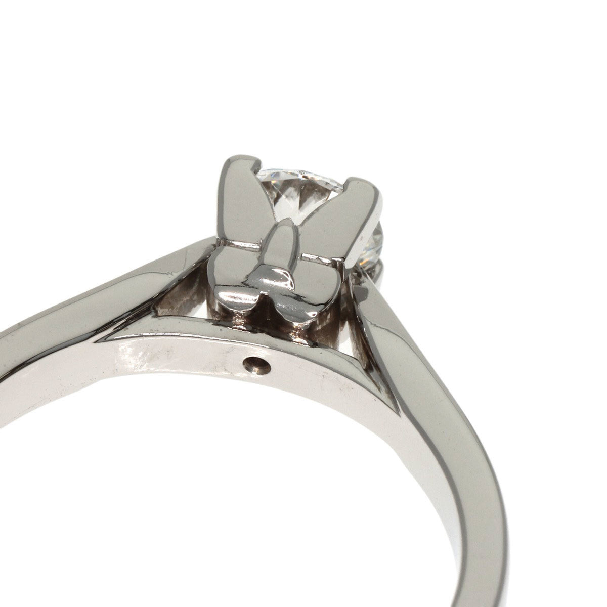 Van Cleef & Arpels Platinum Platinum 950 Band Ring (Pre-Owned)