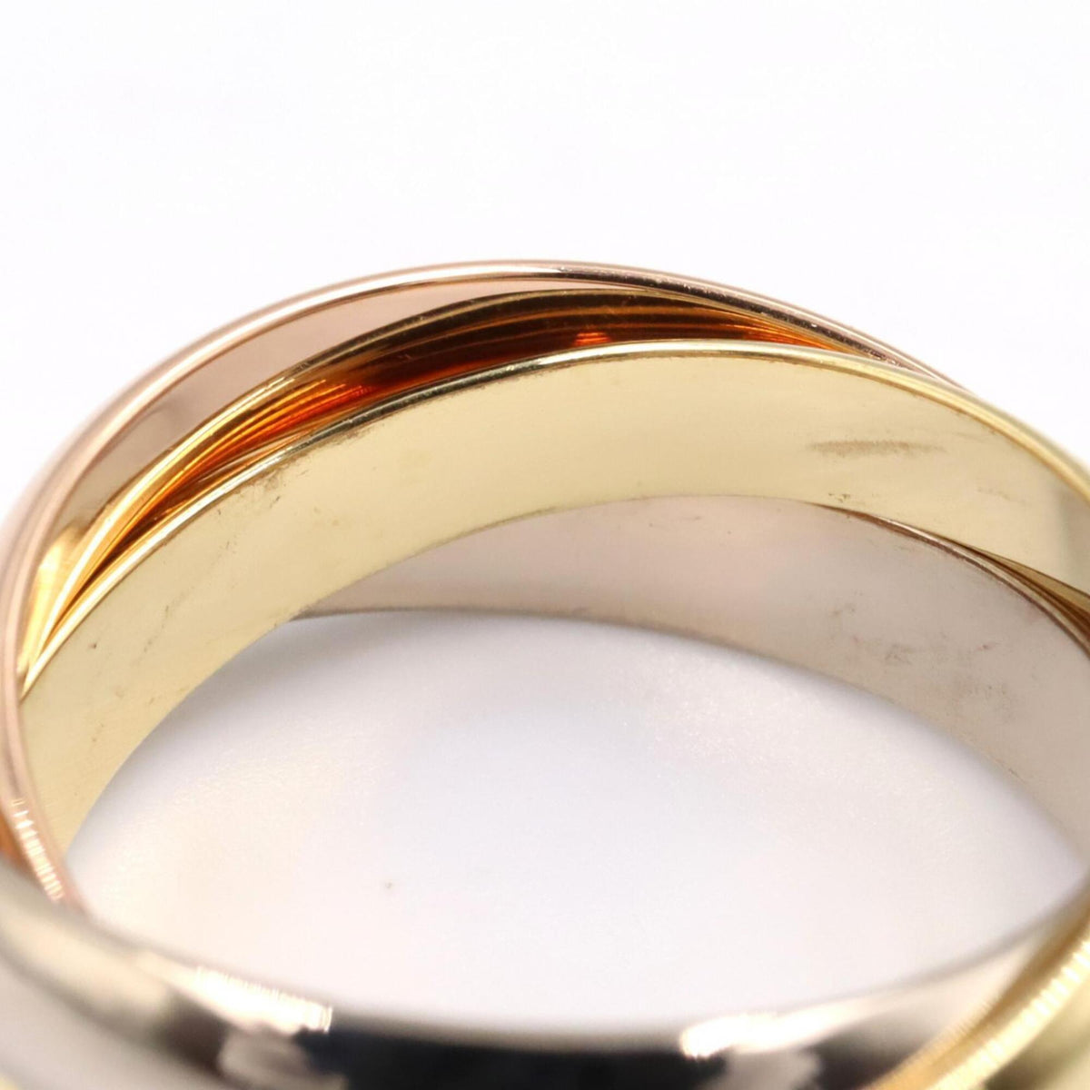 Cartier Gold Silver Yellow Gold (18K) Pink Gold (18K) White Gold (18K) Band Ring (Pre-Owned)
