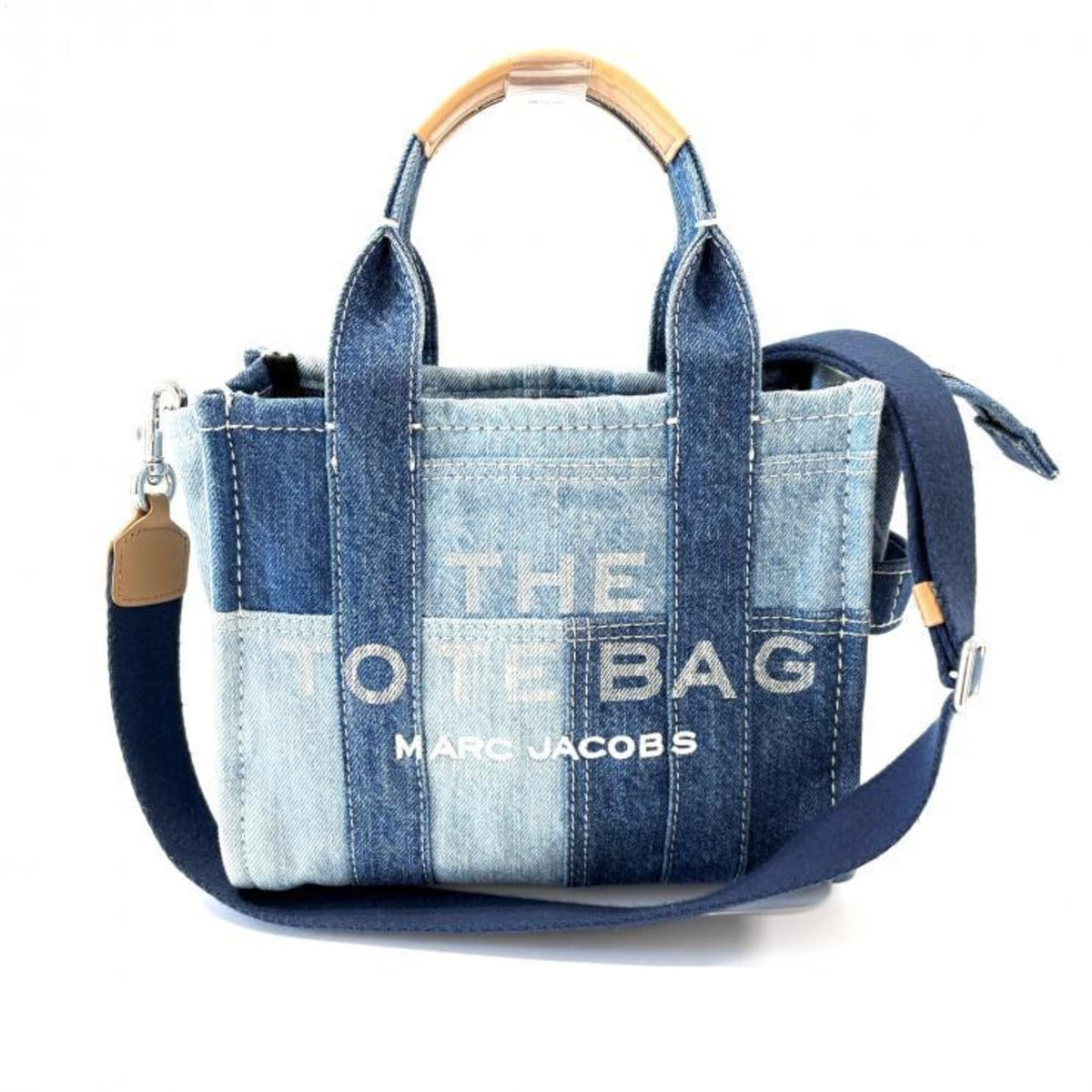 Marc Jacobs Blue Denim Handbag Shoulder Bag Tote Bag (Pre-Owned)