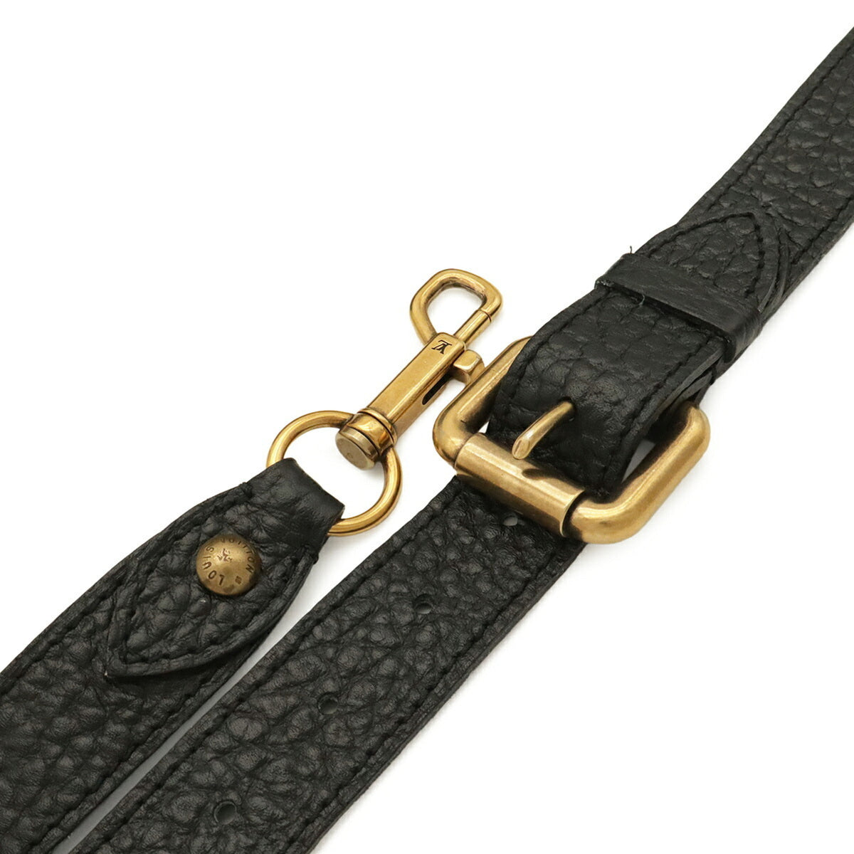 Louis Vuitton Noir Denim Canvas Shoulder Bag Tote Bag (Pre-Owned)