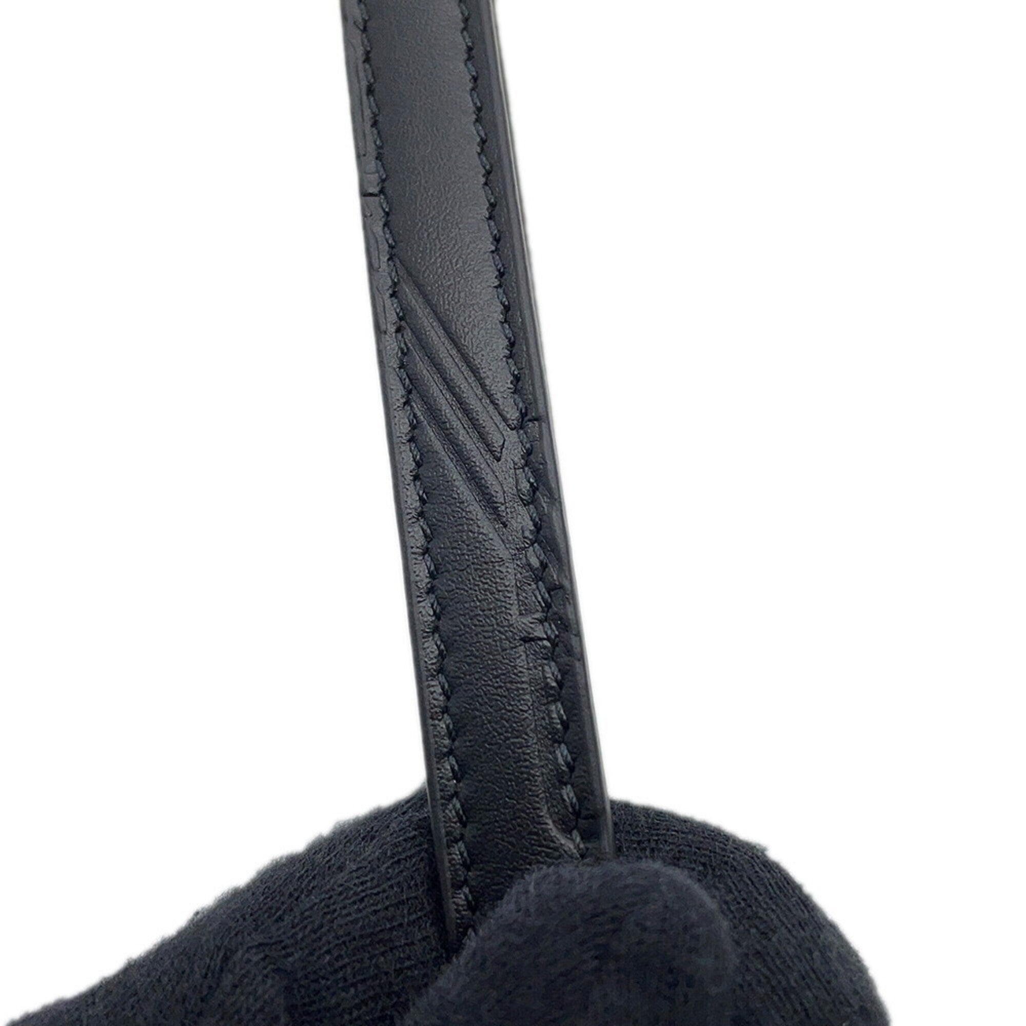 Balenciaga Black Leather Clutch Bag Handbag Pouch (Pre-Owned)