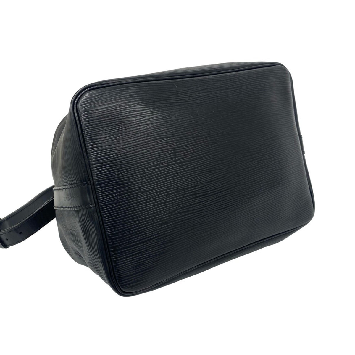 Louis Vuitton Black Leather Shoulder Bag (Pre-Owned)