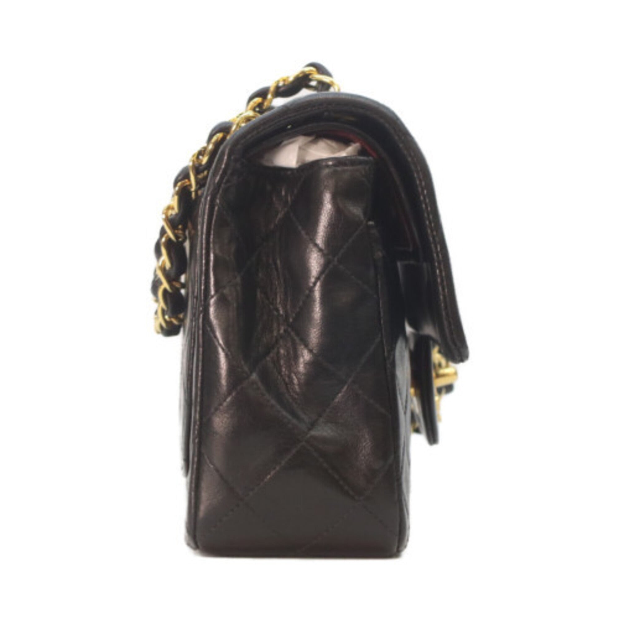 Chanel Black Leather Shoulder Bag (Pre-Owned)