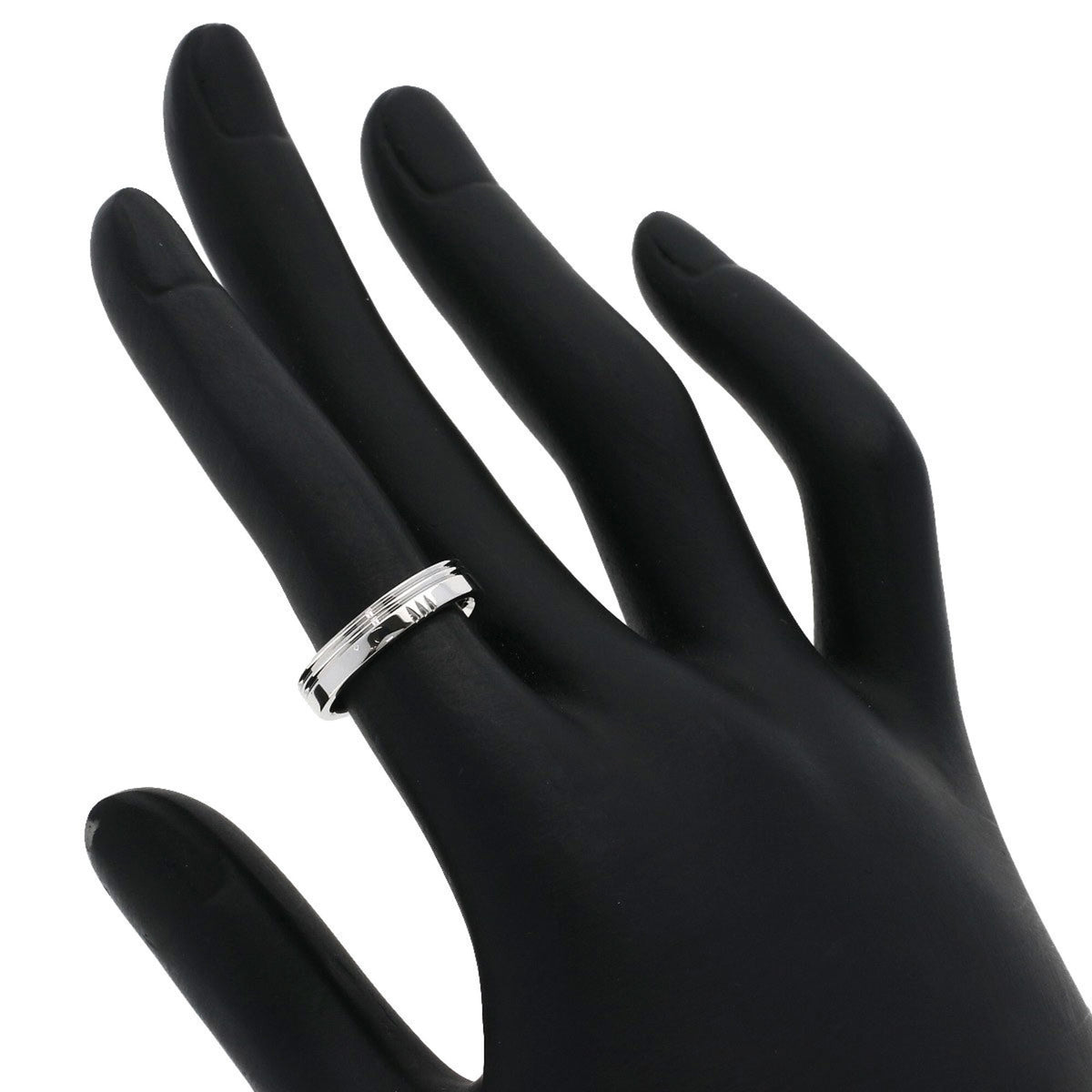 Hermes White Gold (18K) Band Ring (Pre-Owned)
