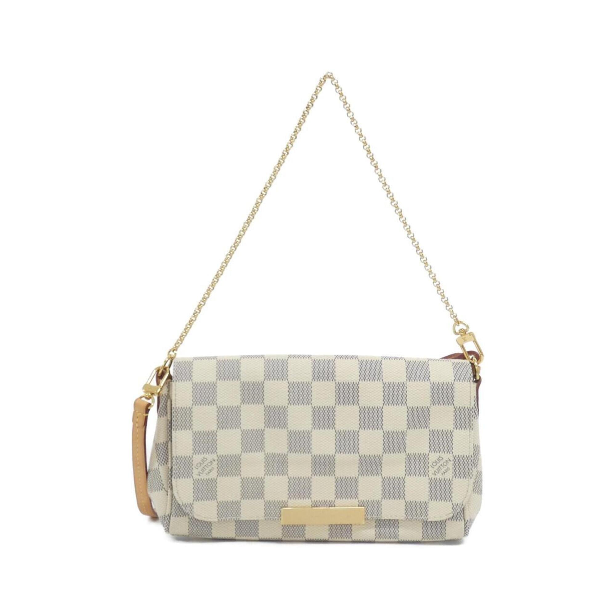 Louis Vuitton Azur Coated Canvas Shoulder Bag (Pre-Owned)