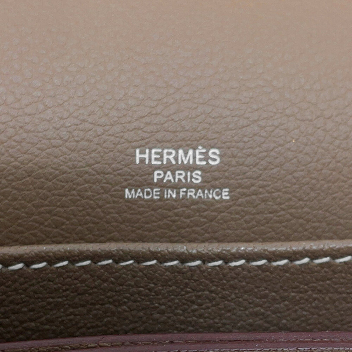 Hermes Etoupe Gray Handbag (Pre-Owned)