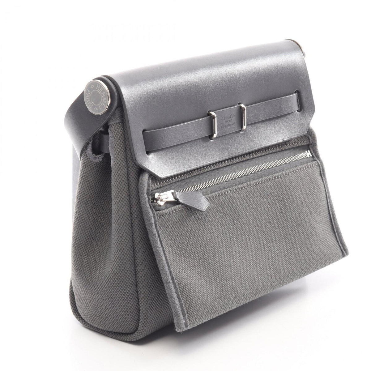 Hermes Ardoise Gray Handbag Shoulder Bag (Pre-Owned)