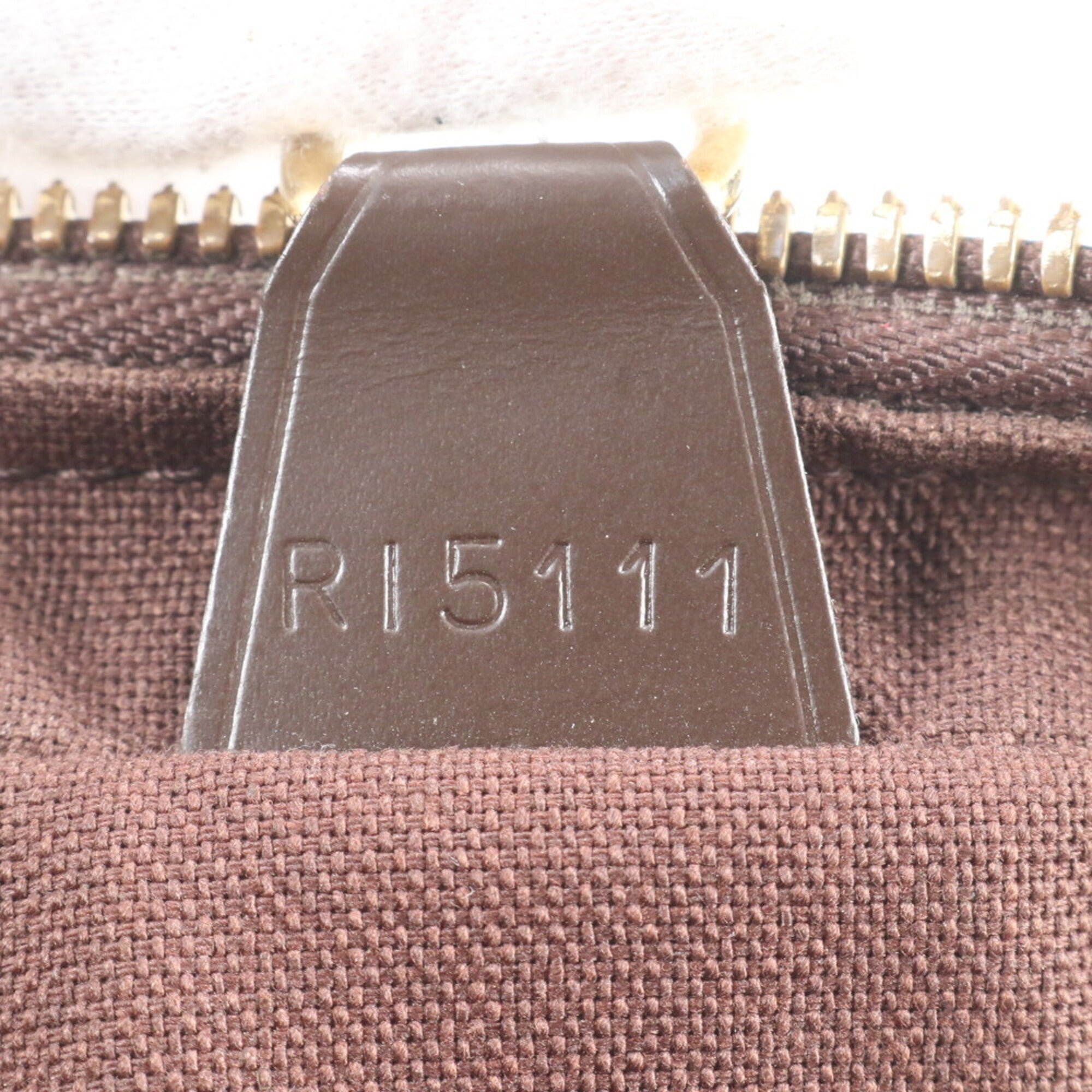 Louis Vuitton Ebene Leather Coated Canvas Briefcase Tote Bag (Pre-Owned)