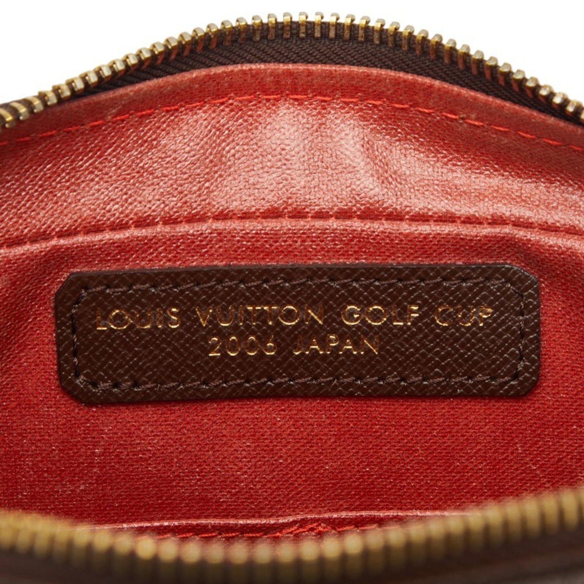 Louis Vuitton Brown Pvc Pouch (Pre-Owned)