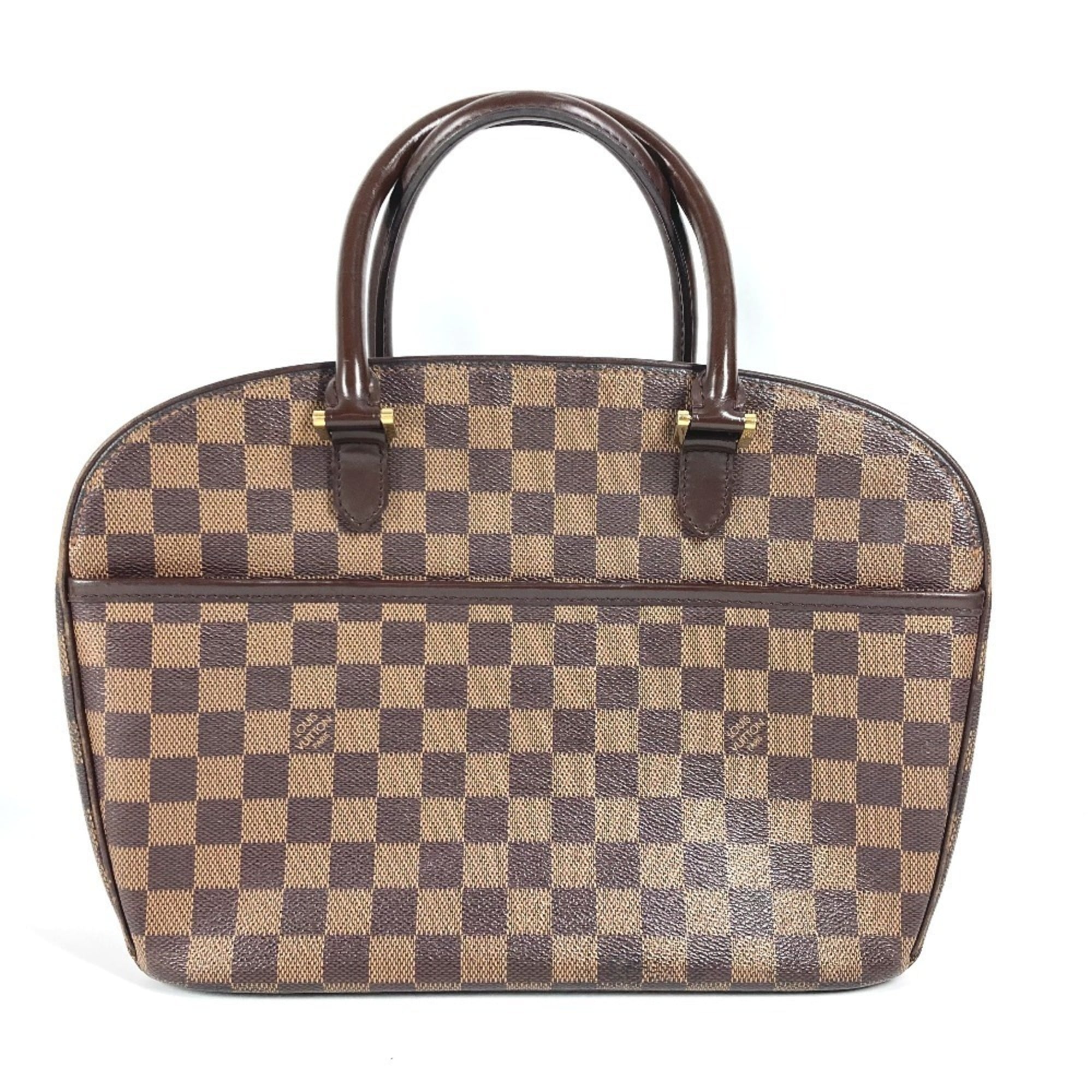 Louis Vuitton Brown Ebene Damier Canvas Handbag Shoulder Bag Tote Bag (Pre-Owned)
