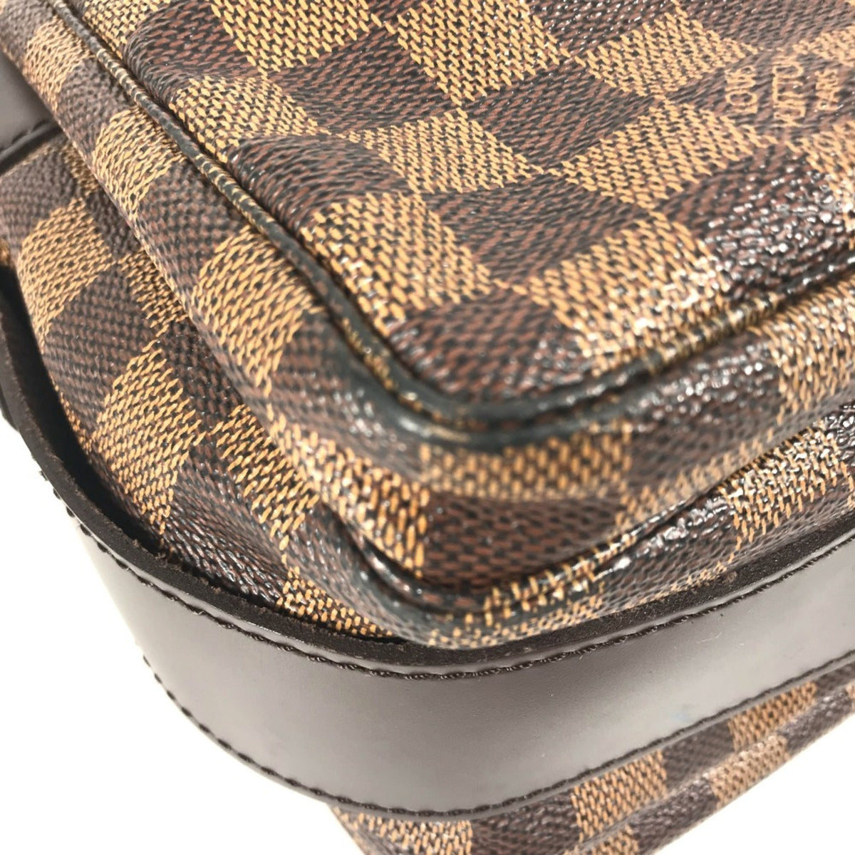 Louis Vuitton Damier Brown Ebene Damier Canvas Shoulder Bag (Pre-Owned)